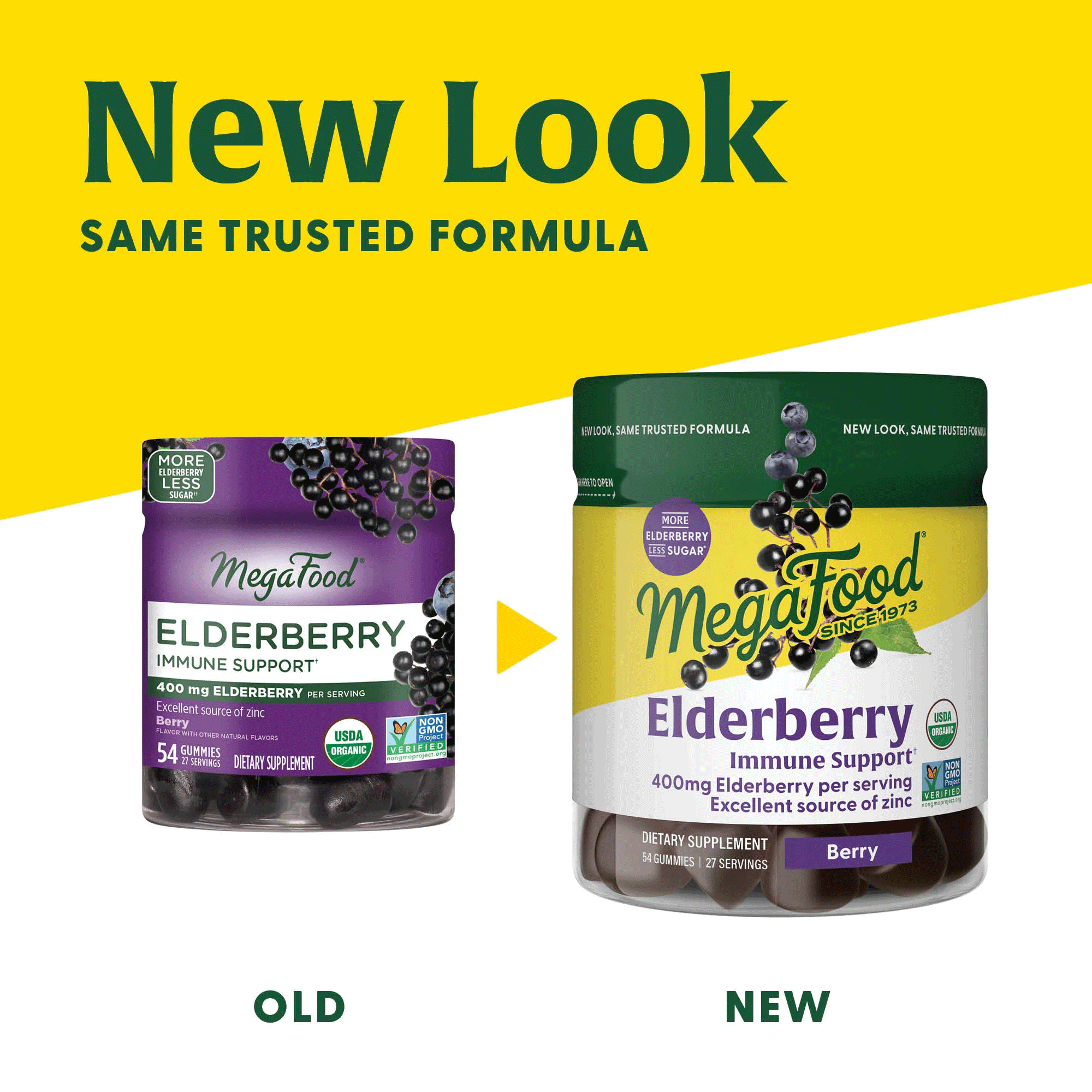 MegaFood Elderberry Immune Support New Look