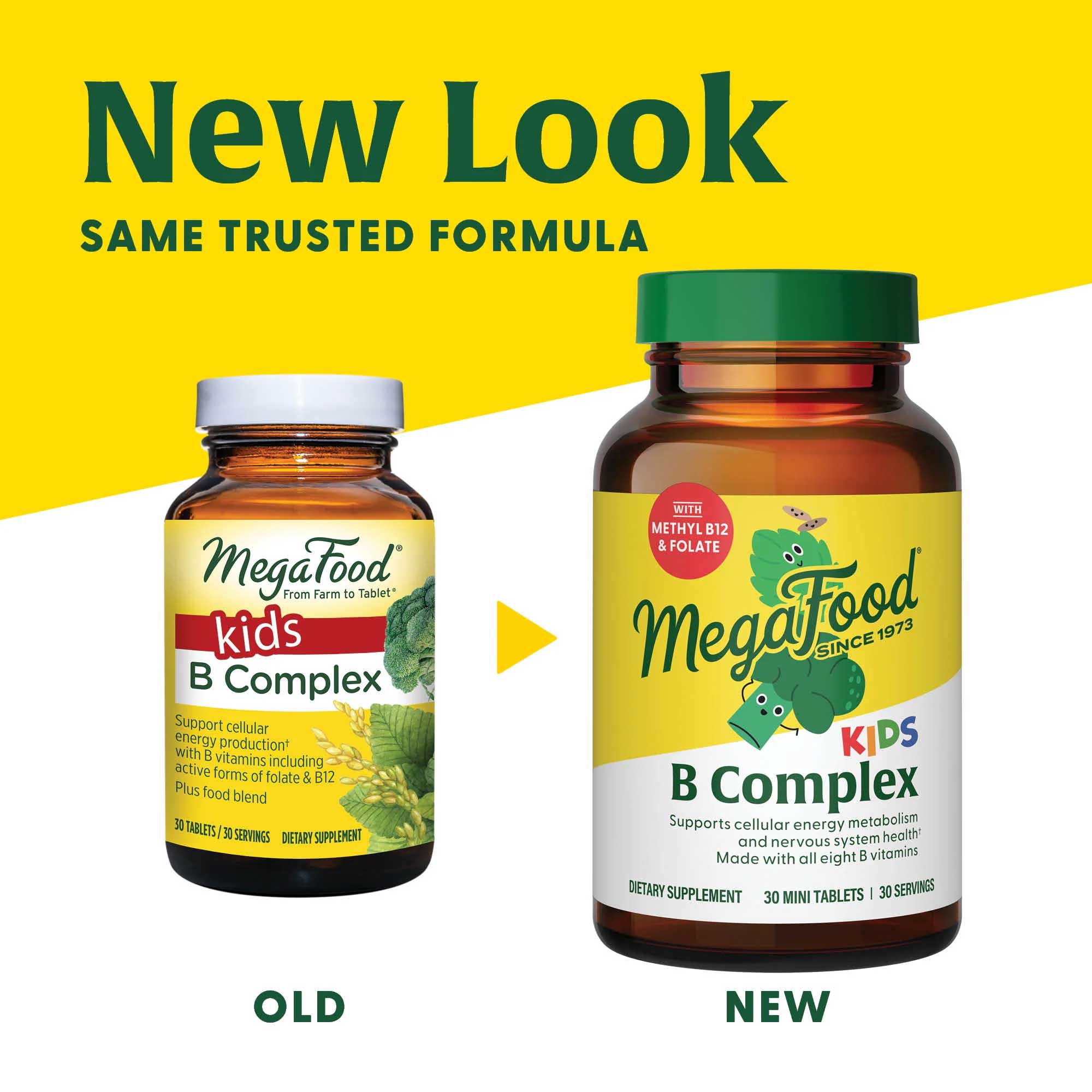 MegaFood Kids B Complex New Look