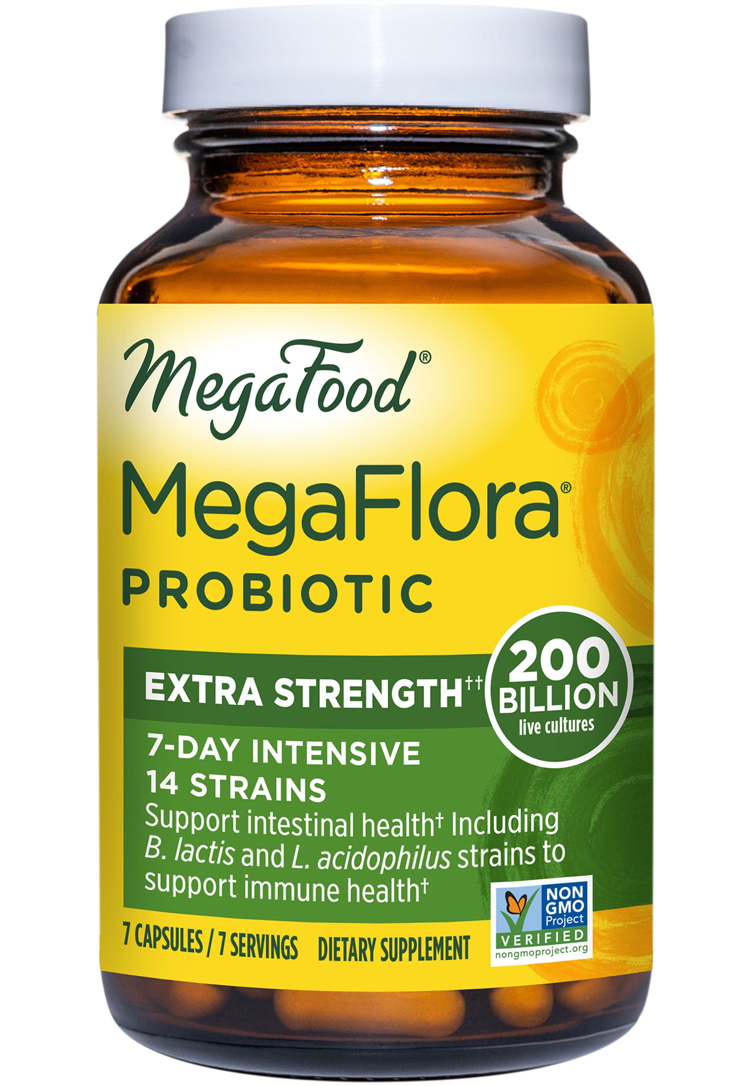 MegaFood MegaFlora 200 - 7 Day Intensive Probiotic