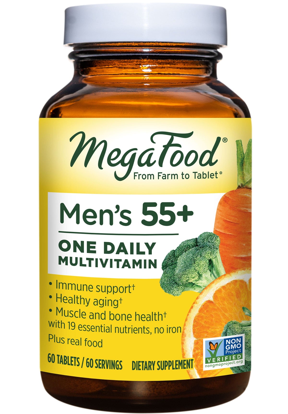 Megafood MegaFood Men's 55+ One Daily Multivitamin (Formerly Men Over 55 One Daily)