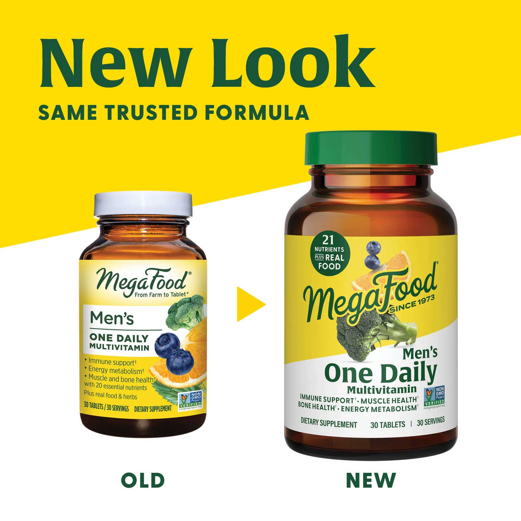 MegaFood Men’s One Daily Multivitamin New Look