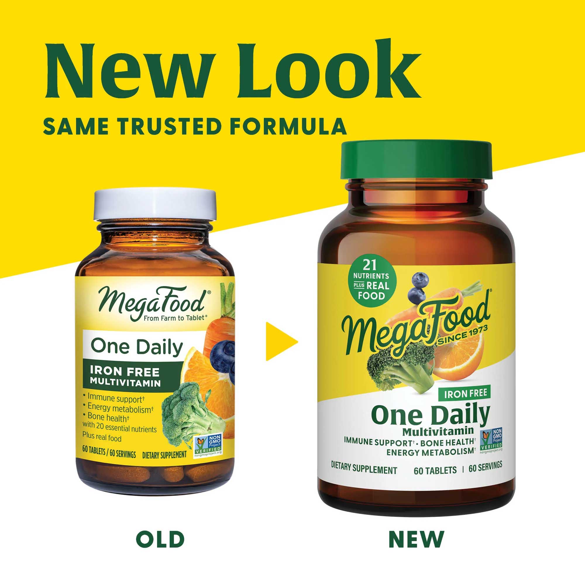 MegaFood One Daily Iron Free Multivitamin New Look