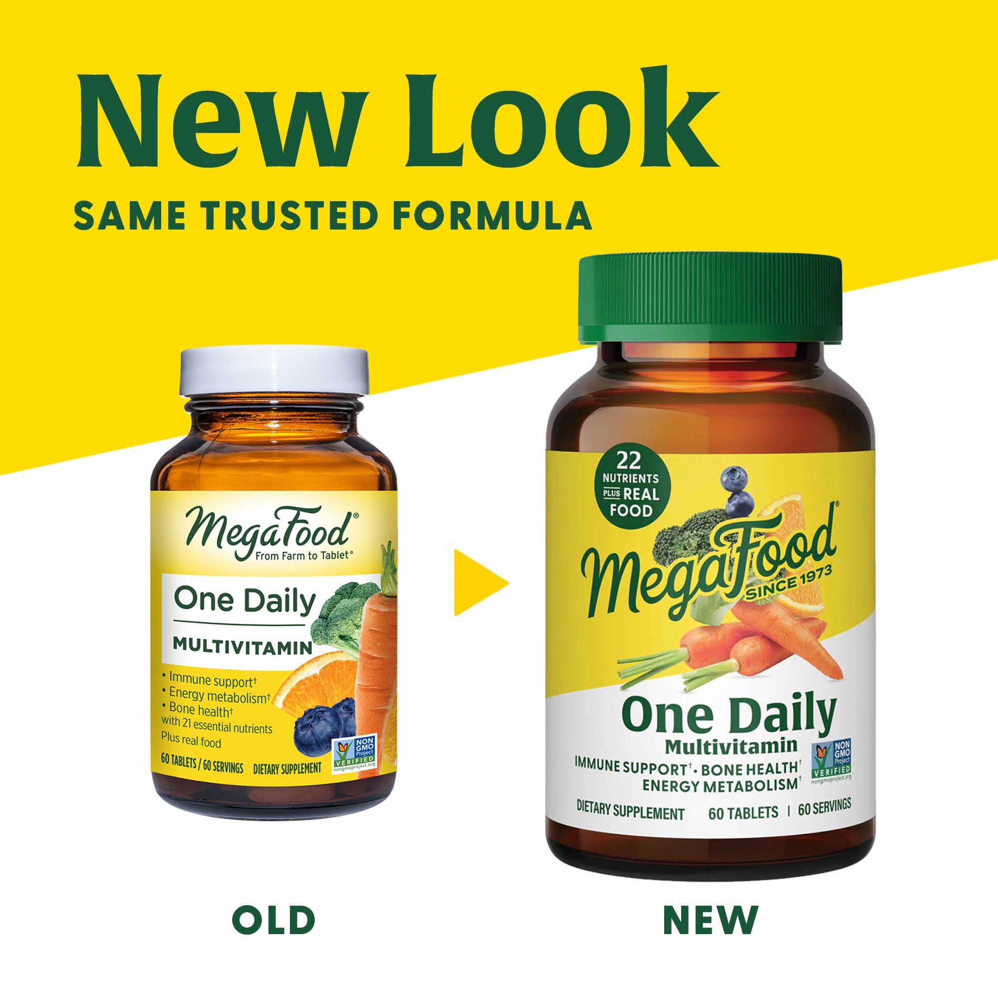 MegaFood One Daily Multivitamin New Look