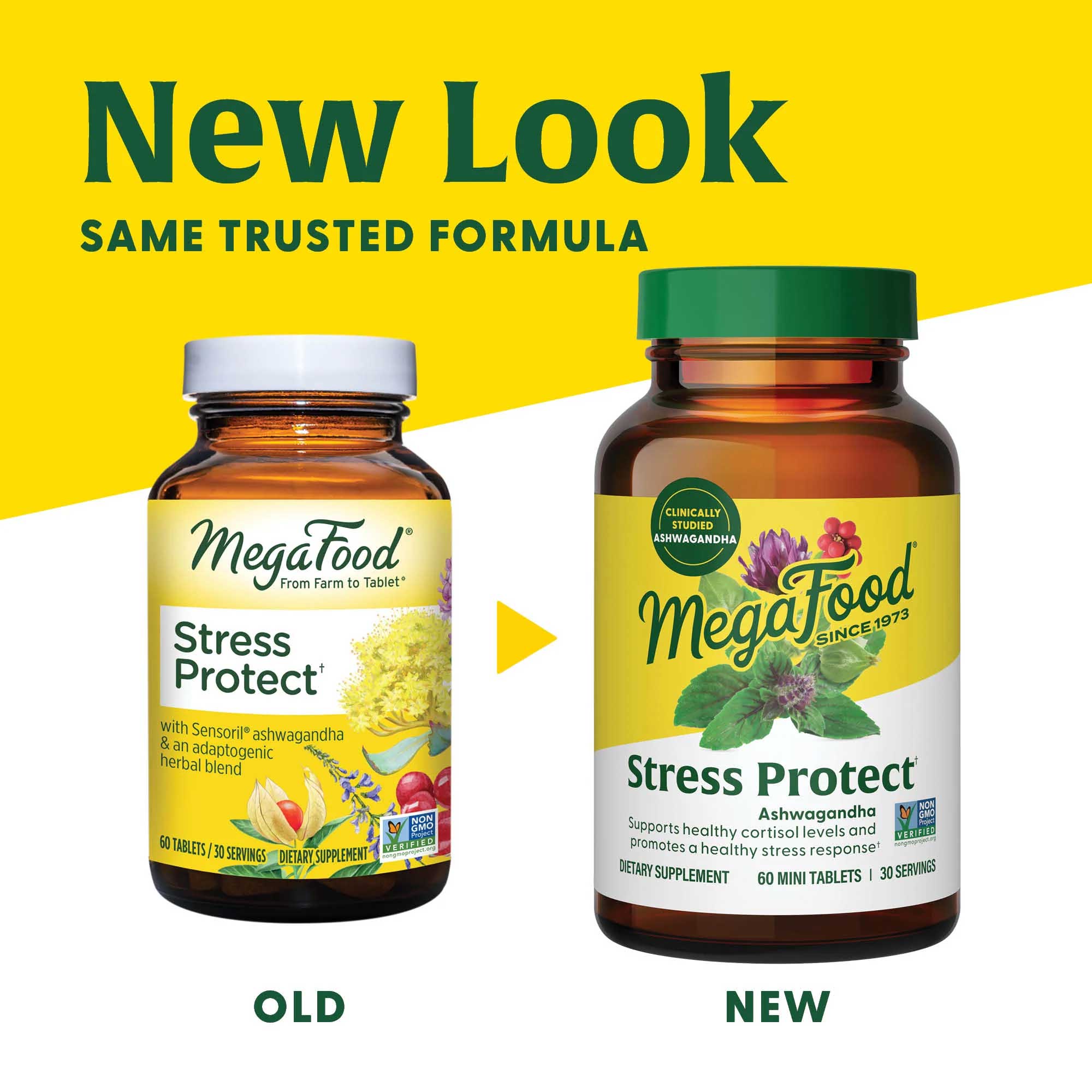 MegaFood Stress Protect New Look