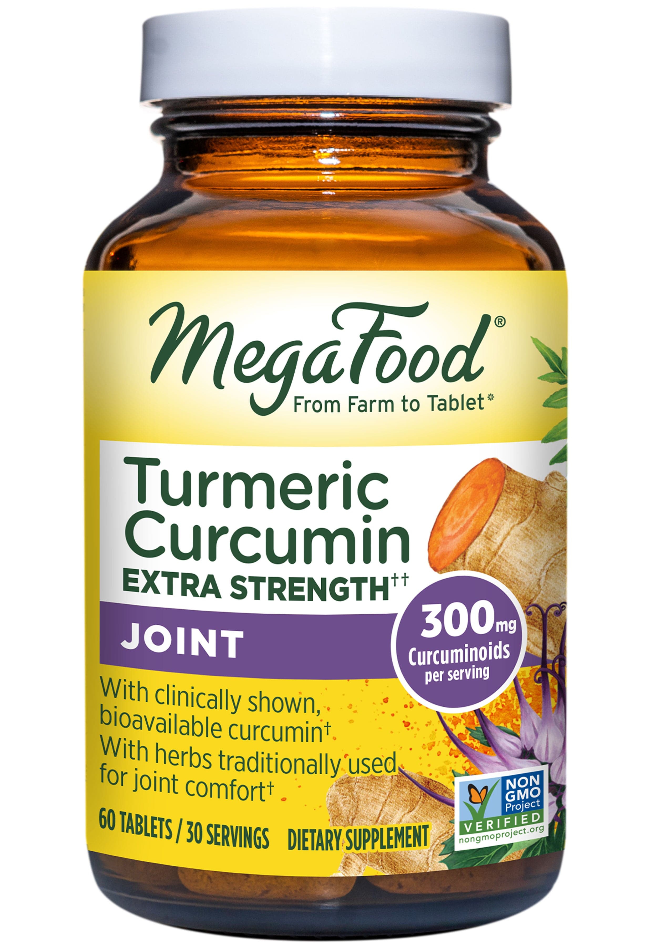 MegaFood Turmeric Curcumin Extra Strength - Joint