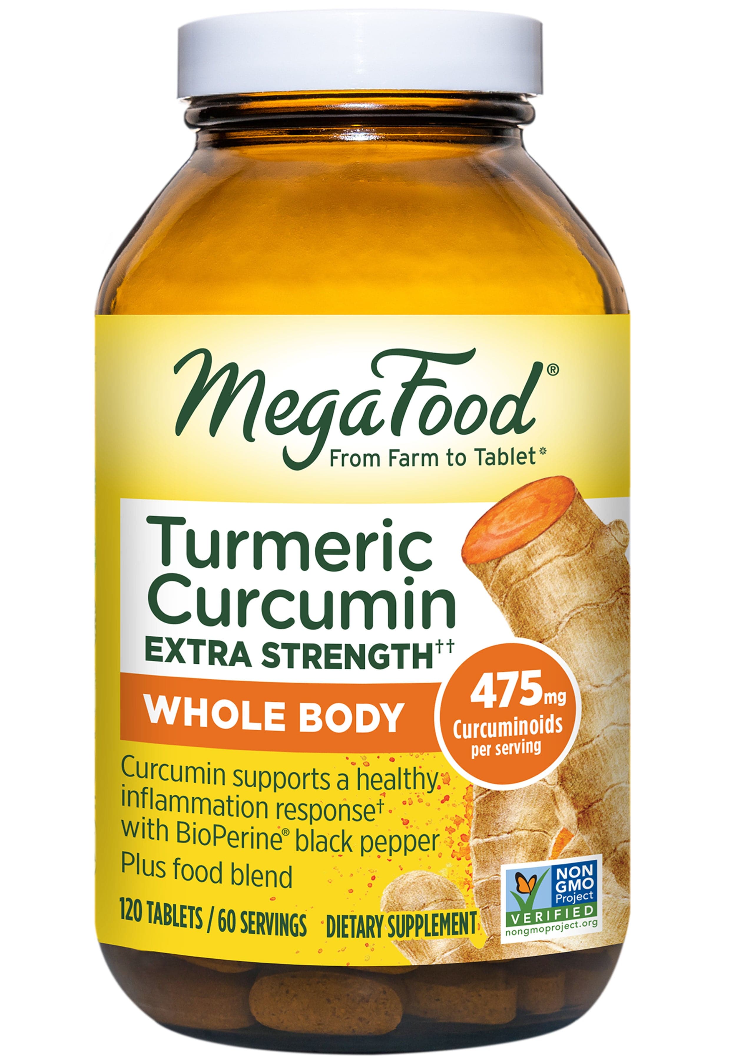 MegaFood Turmeric Curcumin Extra Strength - Whole Body