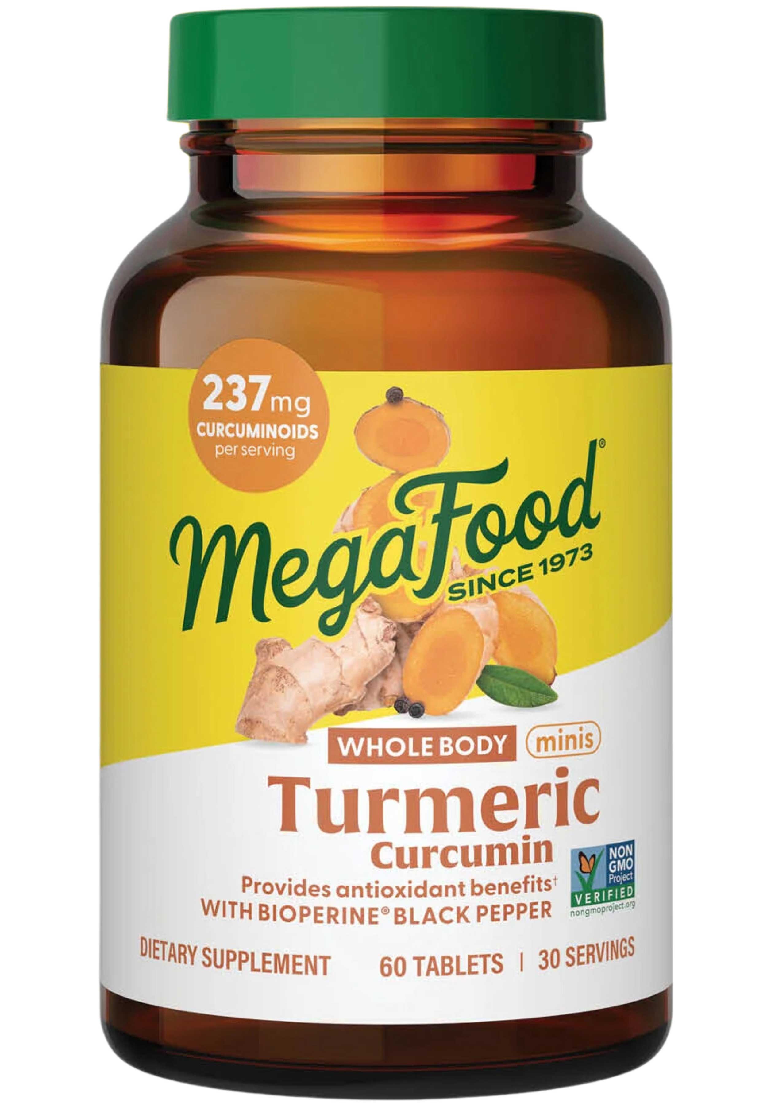 MegaFood Turmeric Curcumin Minis - Whole Body