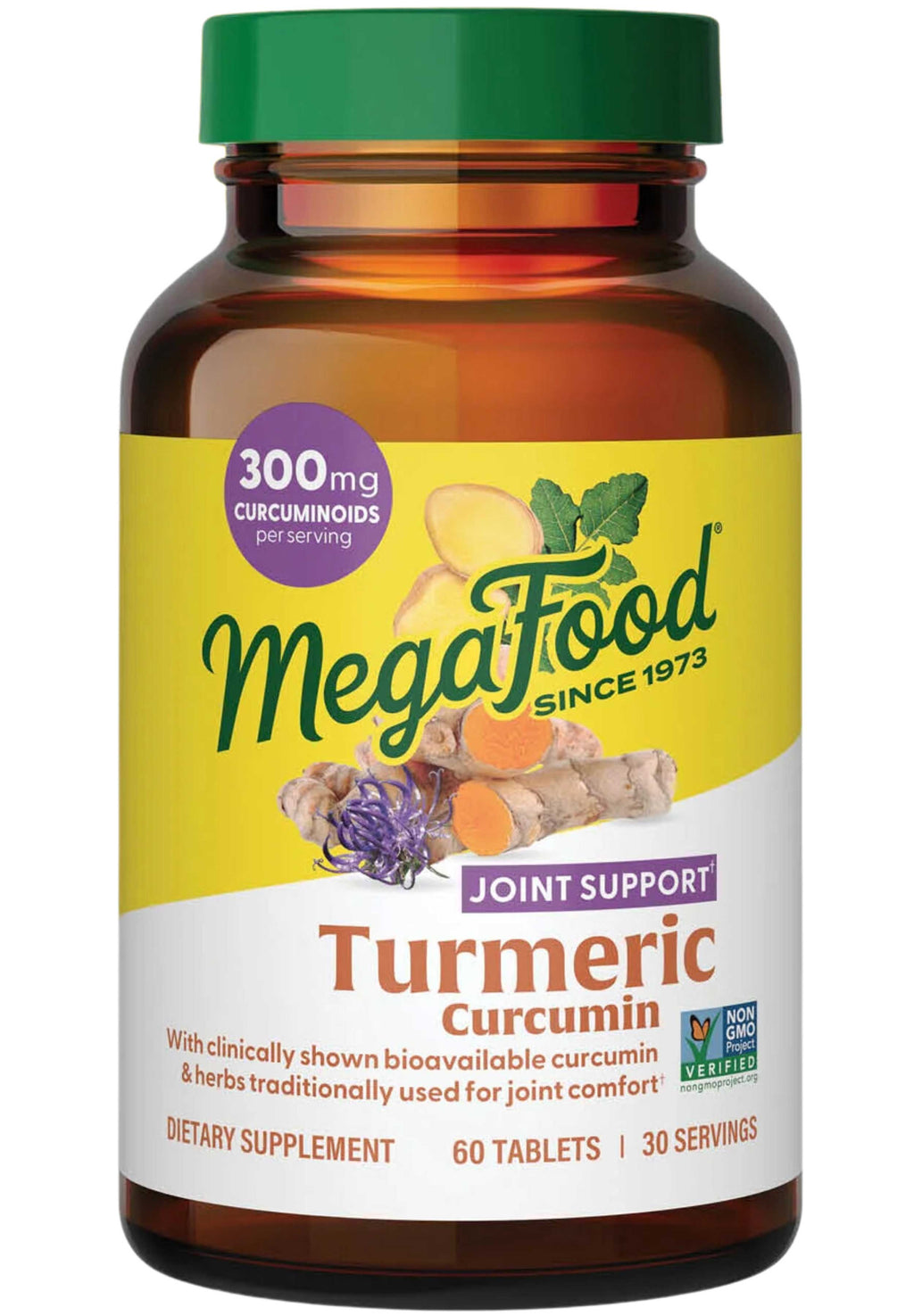 MegaFood Turmeric Curcurmin Joint Support (Formerly Turmeric Curcumin