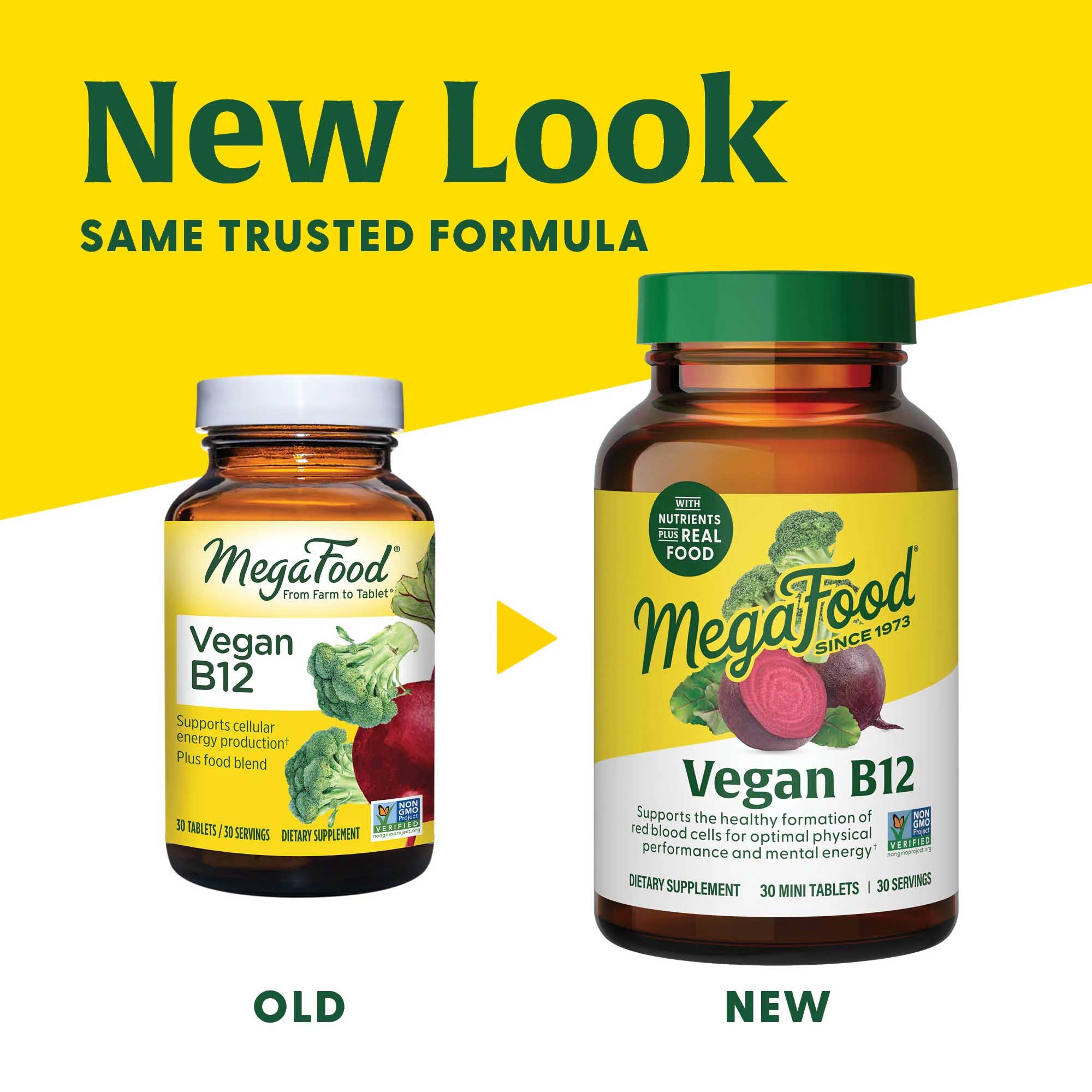 MegaFood Vegan B12 New Look