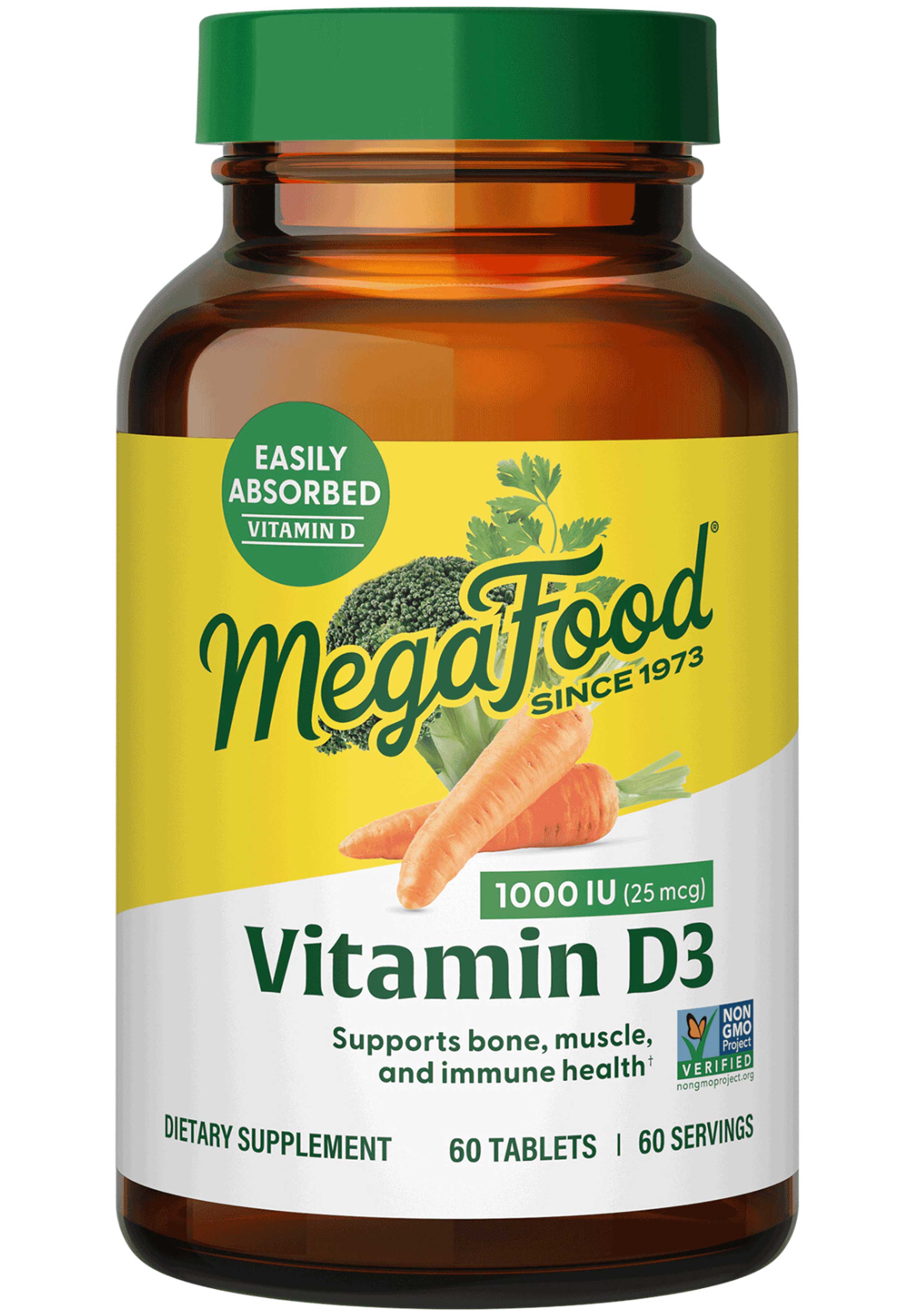 MegaFood Vitamin D3 1000 IU