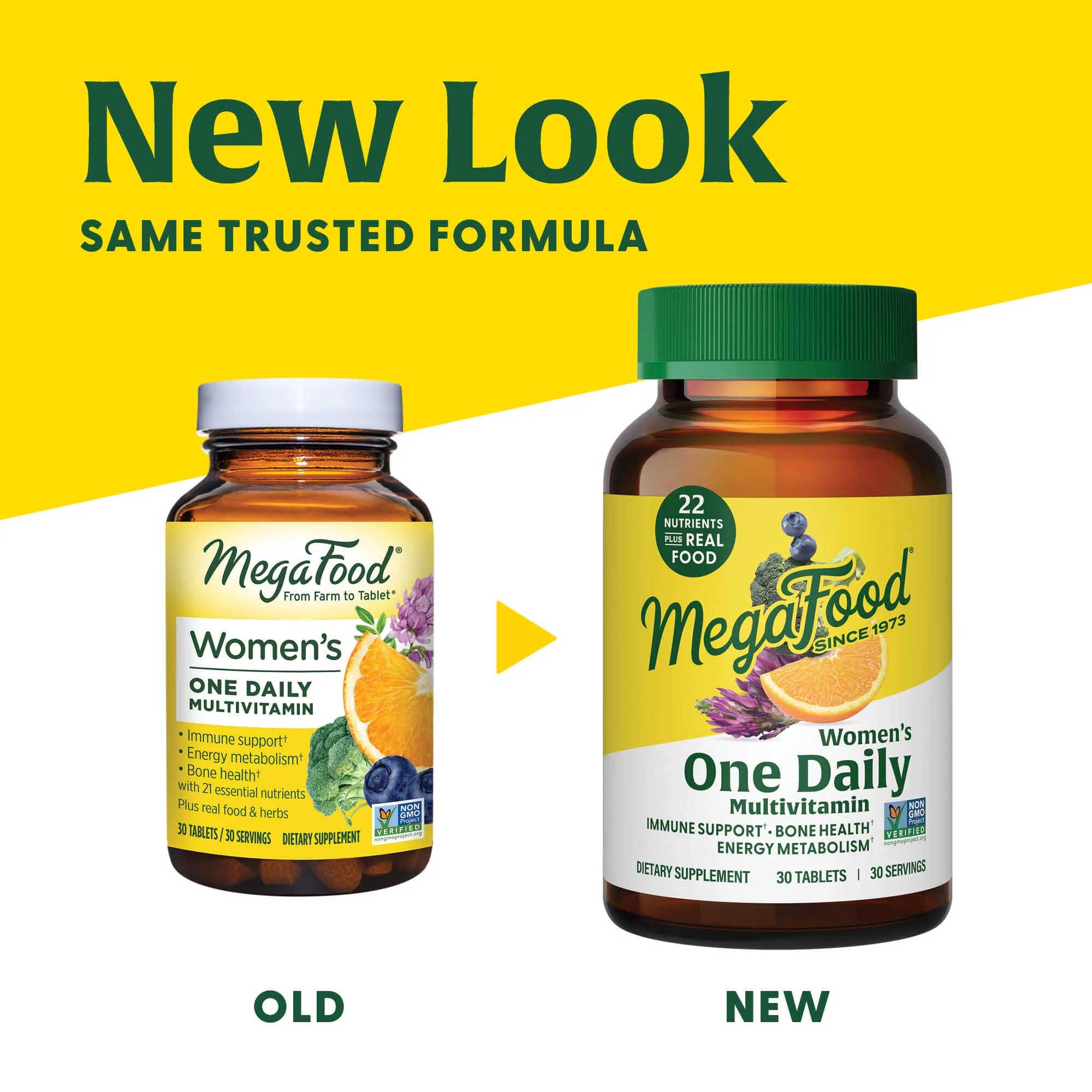 MegaFood Women's One Daily Multivitamin New Look