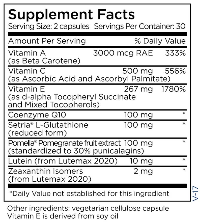 Metabolic Maintenance Deluxe Scavengers Ingredients