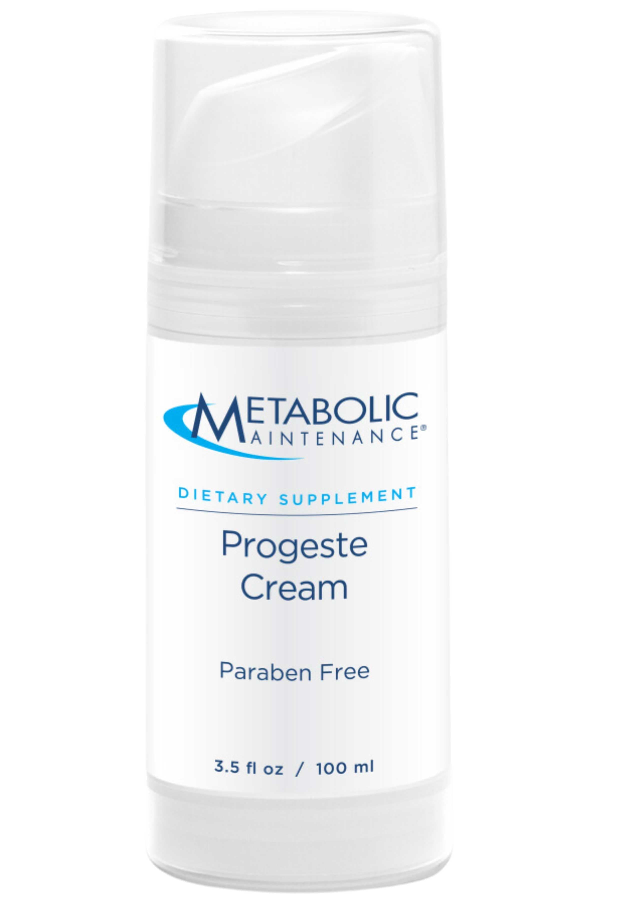Metabolic Maintenance Progeste Cream Paraben Free