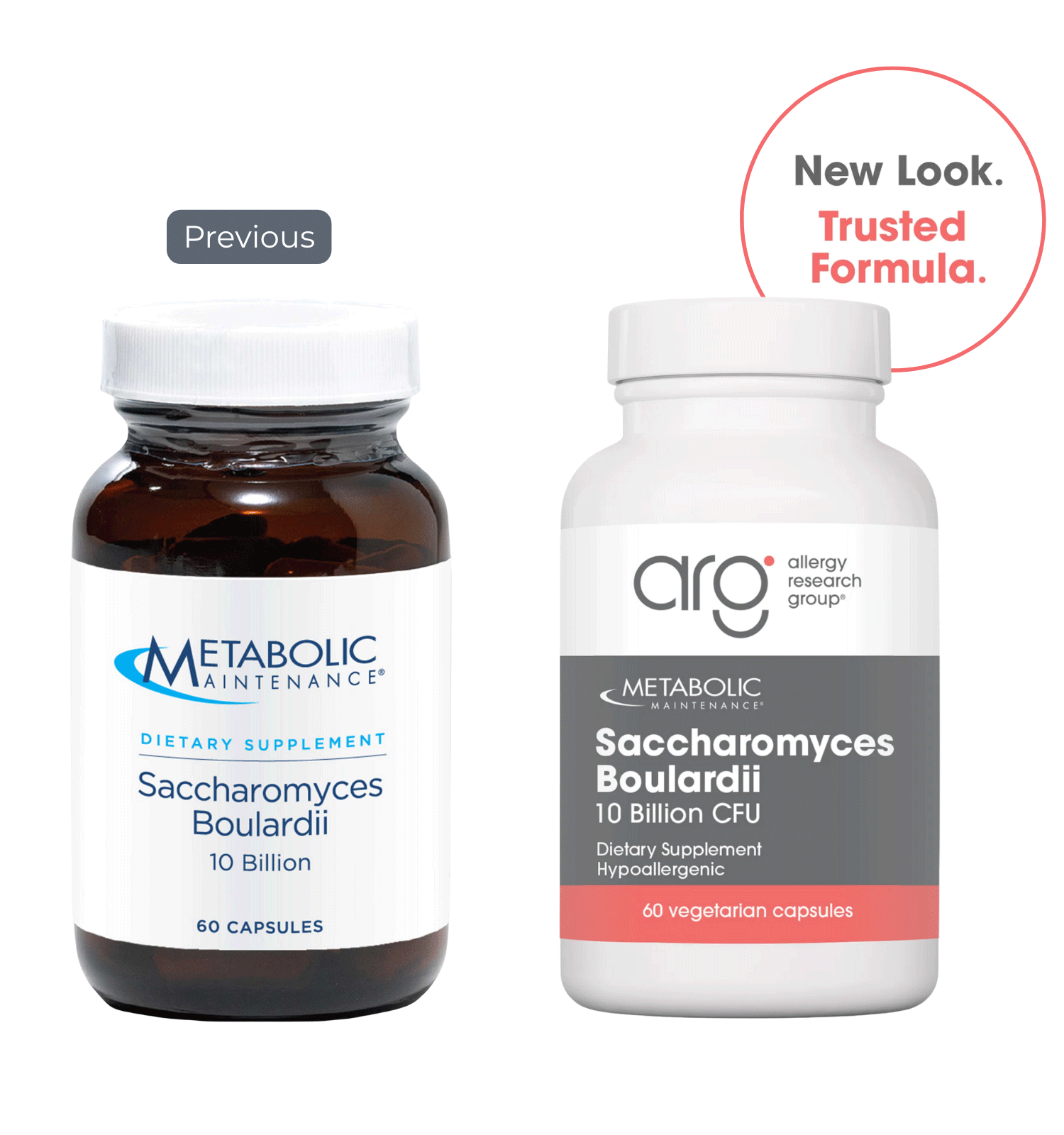 Metabolic Maintenance Saccharomyces Boulardii 10 Billion New Look