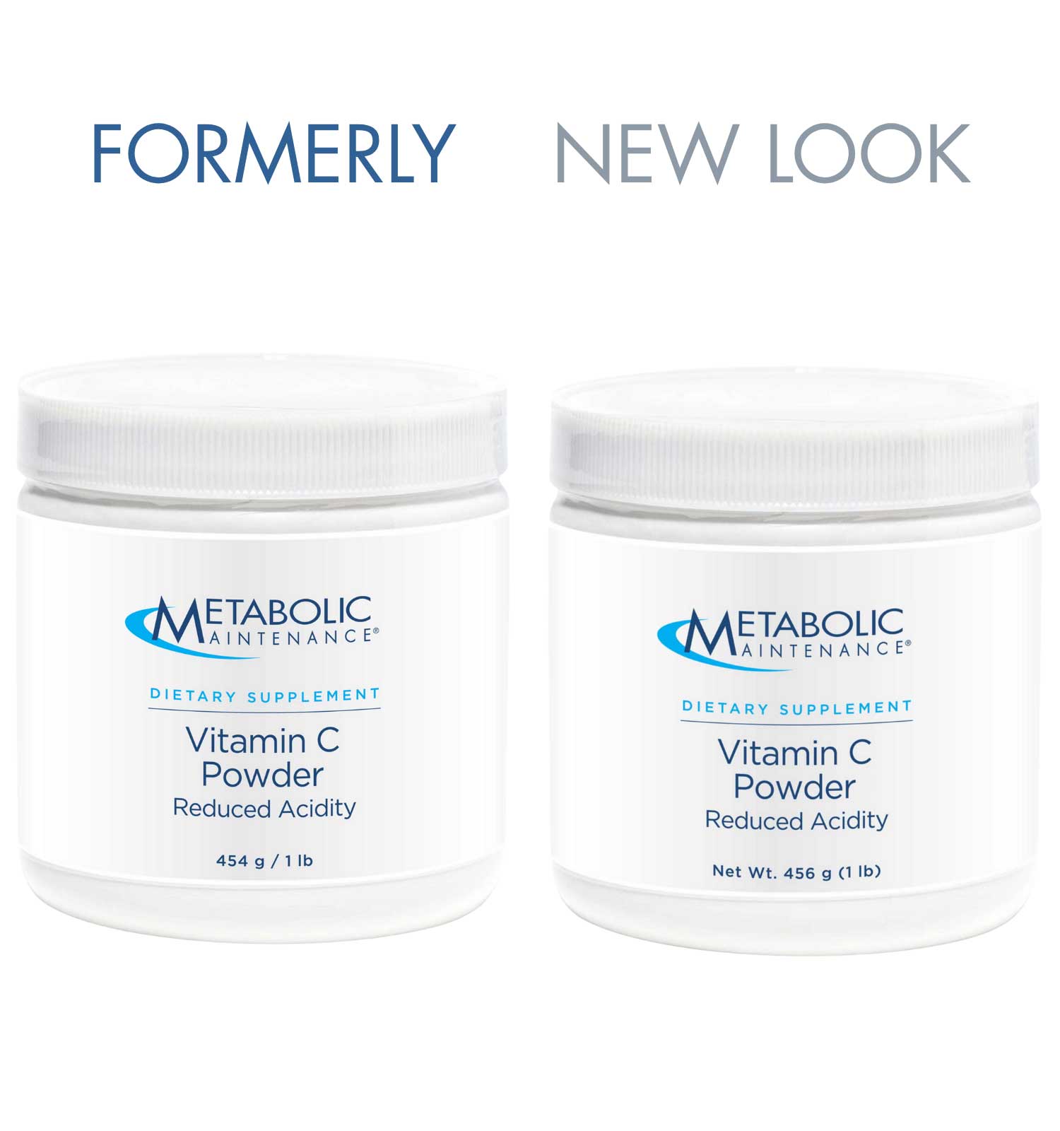 Metabolic Maintenance Vitamin C Powder (Reduced Acidity) New Look