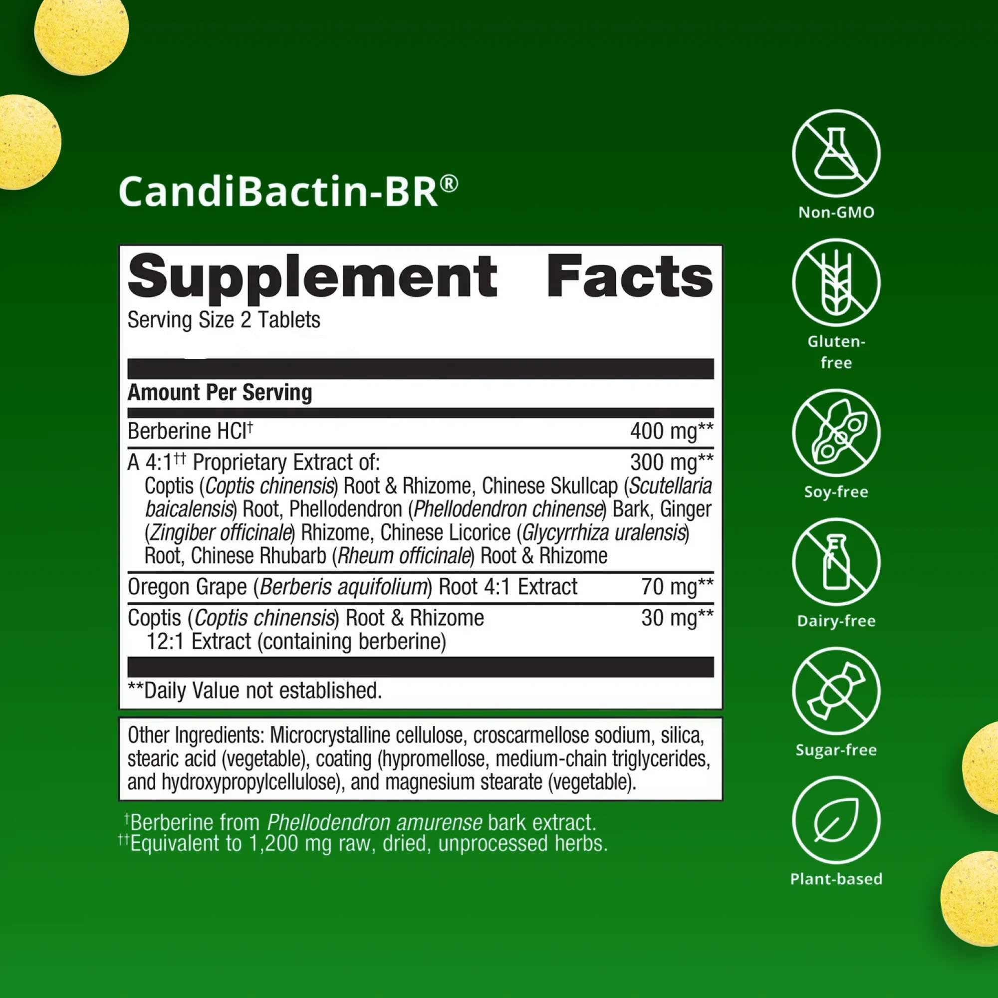 Metagenics CandiBactin-BR Ingredients