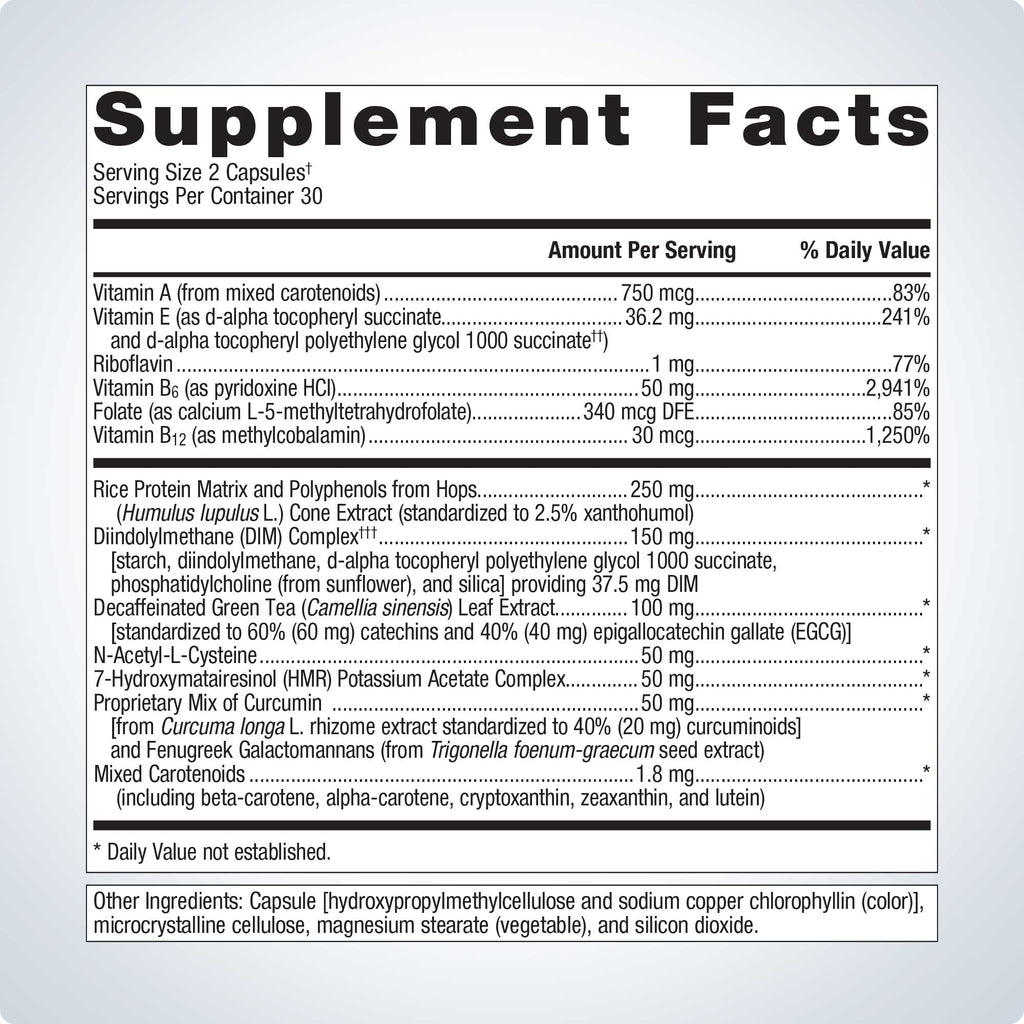 Metagenics EstroFactors Ingredients