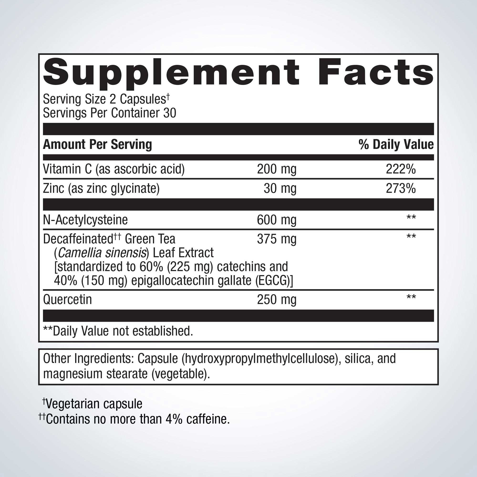Metagenics Immune Active Ingredients