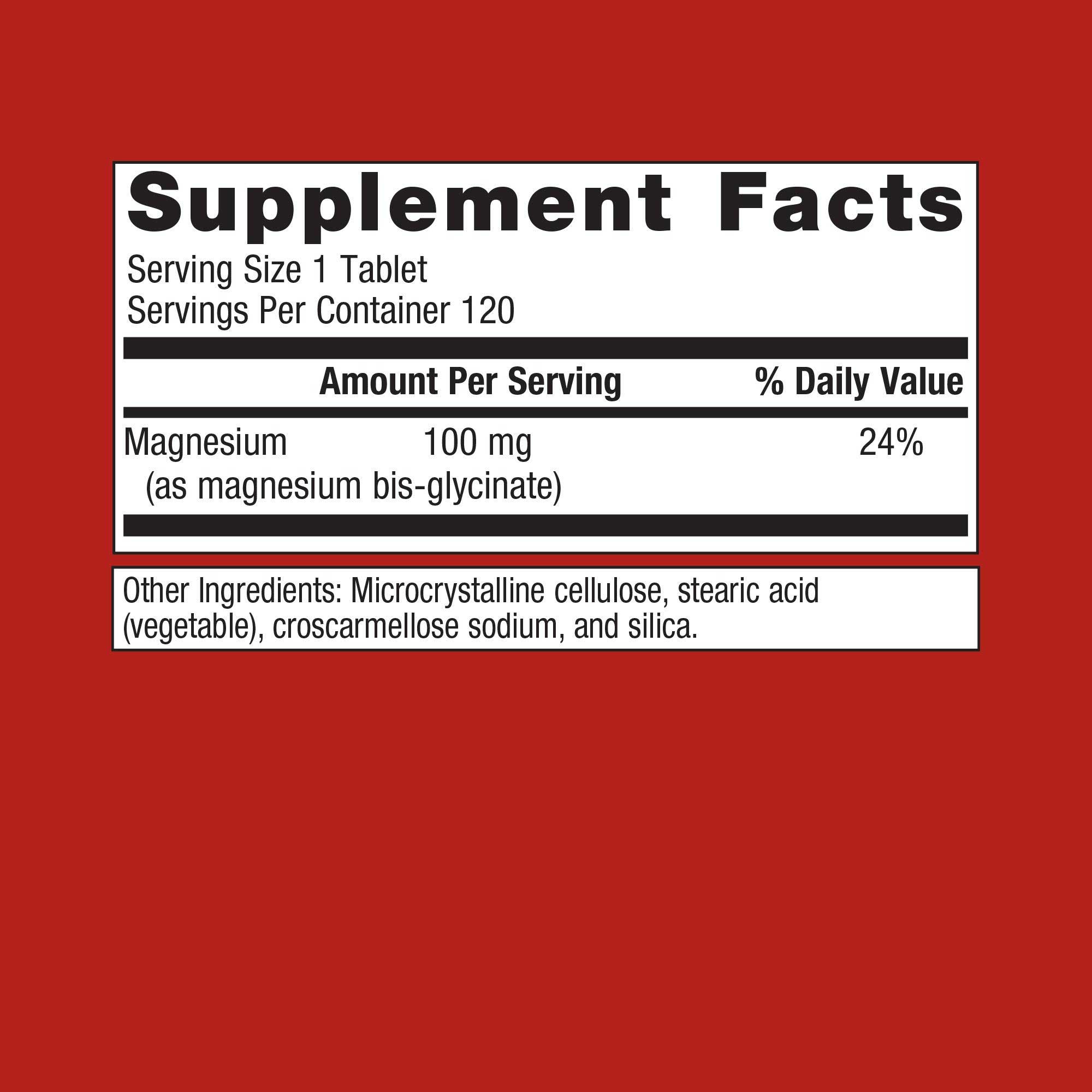 Metagenics Magnesium Glycinate Ingredients