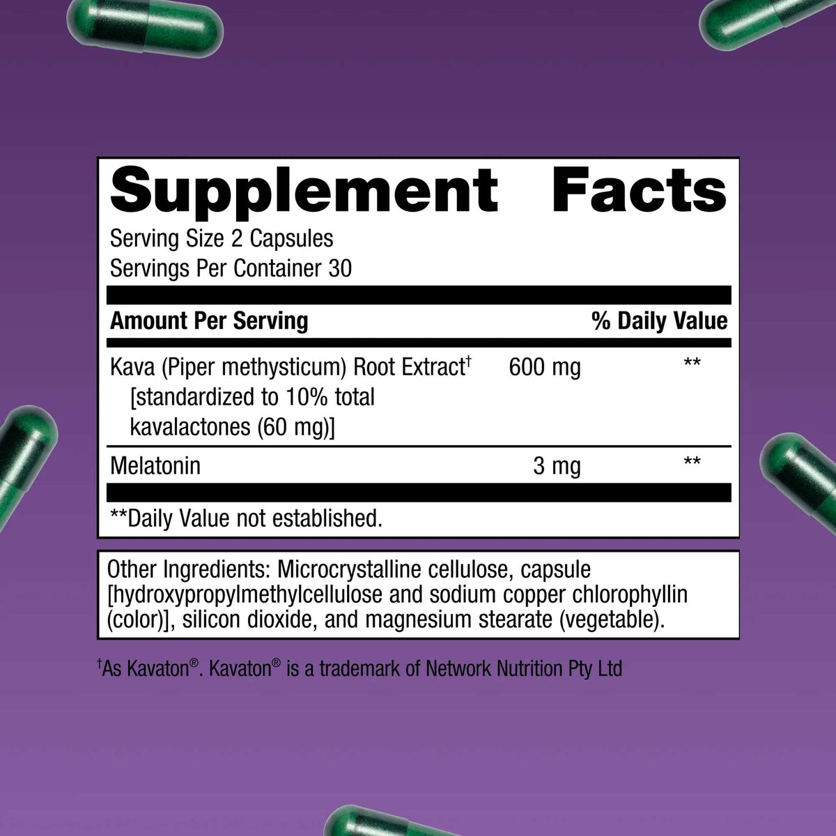 Metagenics MetaSleep Ingredients