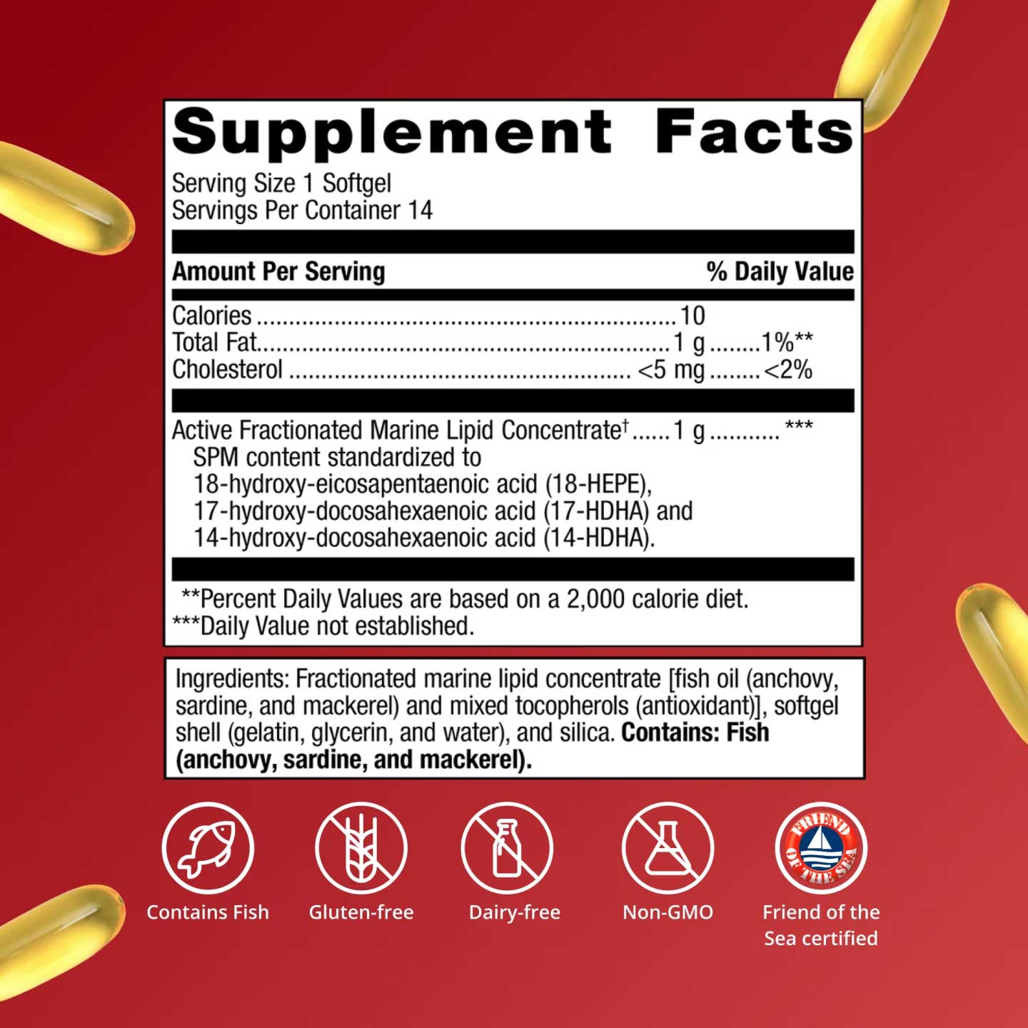 Metagenics SPM Active One Daily Ingredients