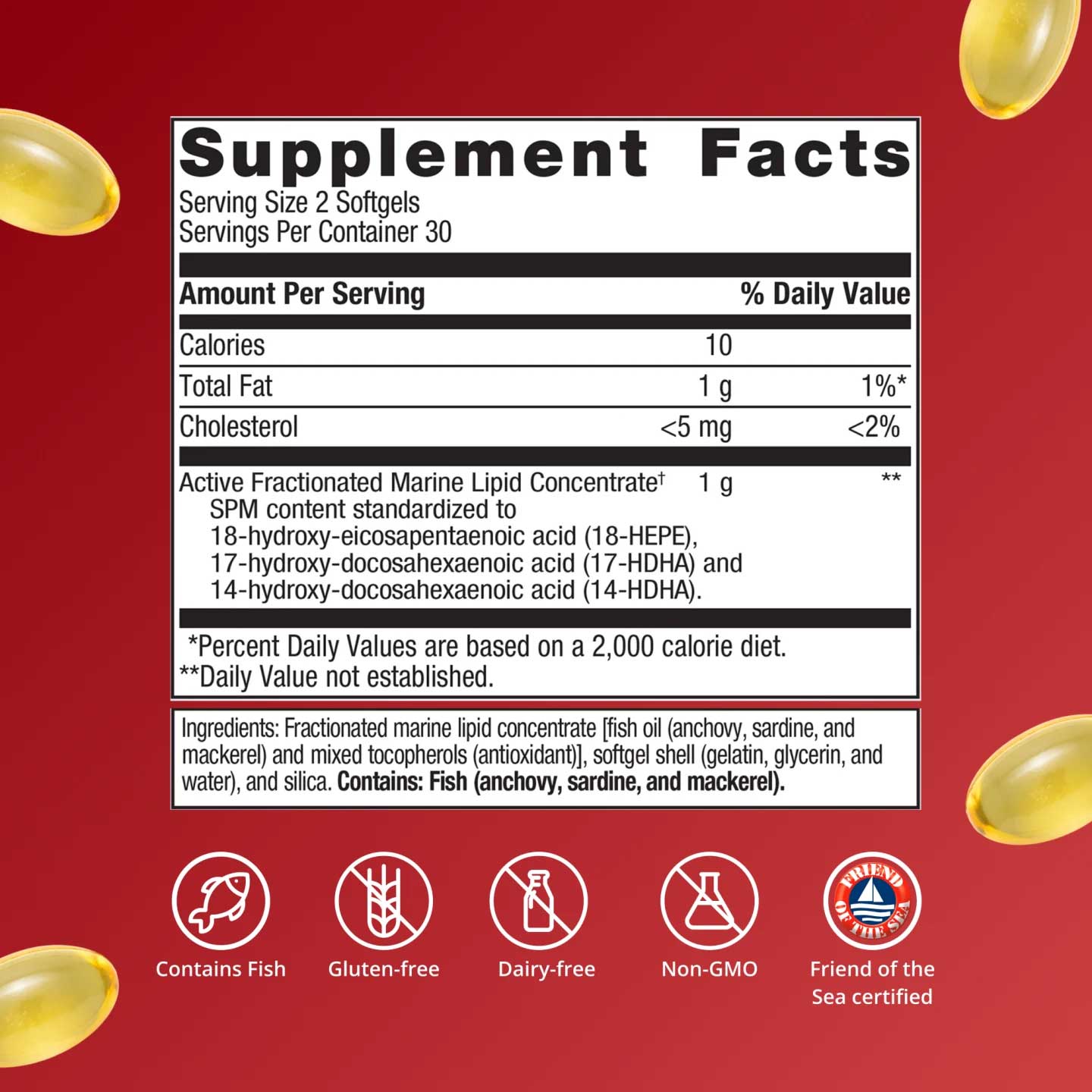 Metagenics SPM Active Ingredients