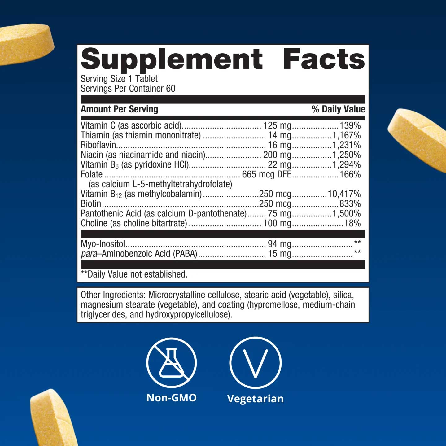 Metagenics Vitamin B-Complex Ingredients