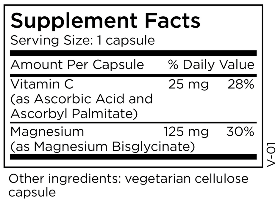 MethylPro Magnesium Glycinate Ingedients