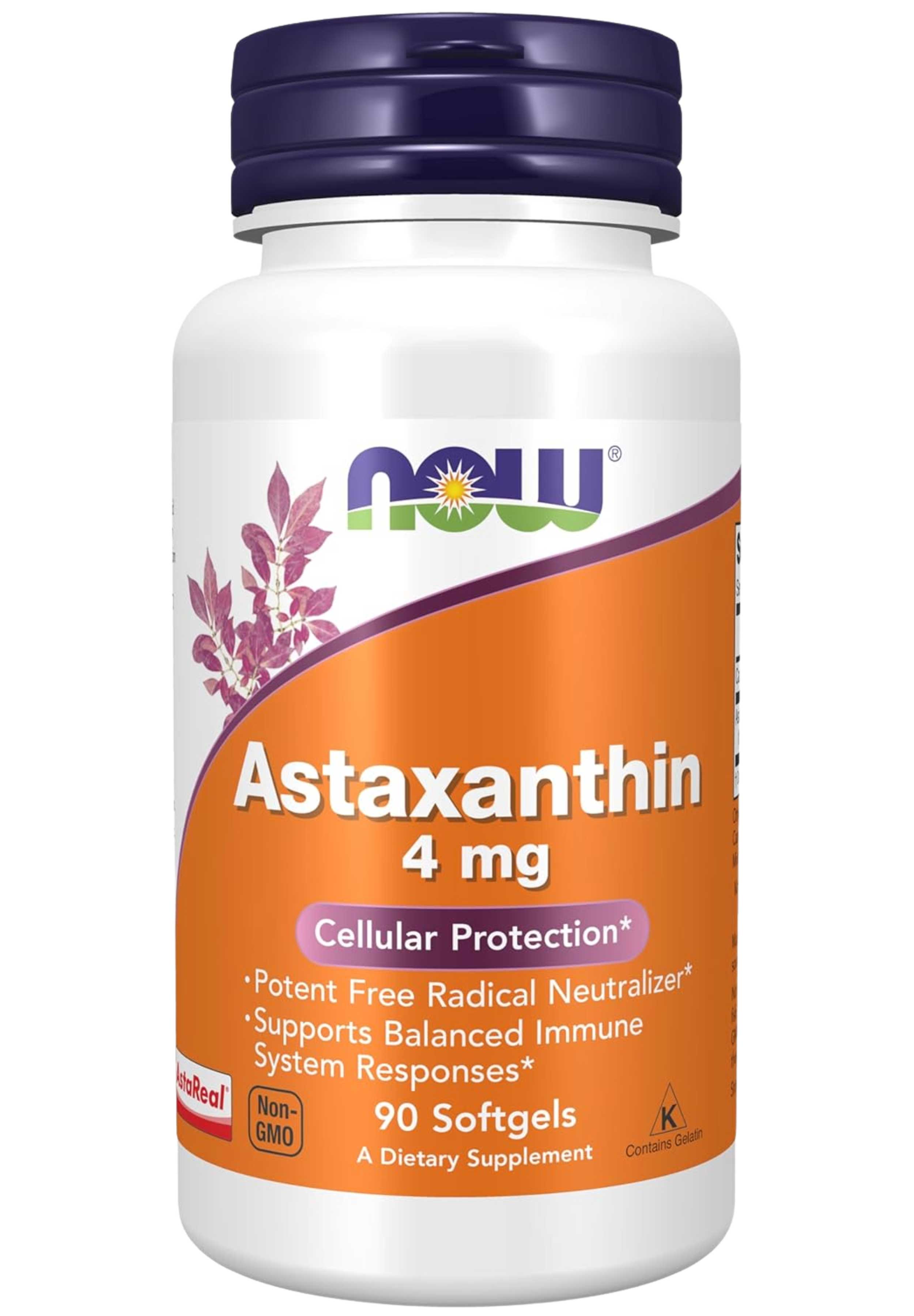 NOW Astaxanthin 4 mg Softgels
