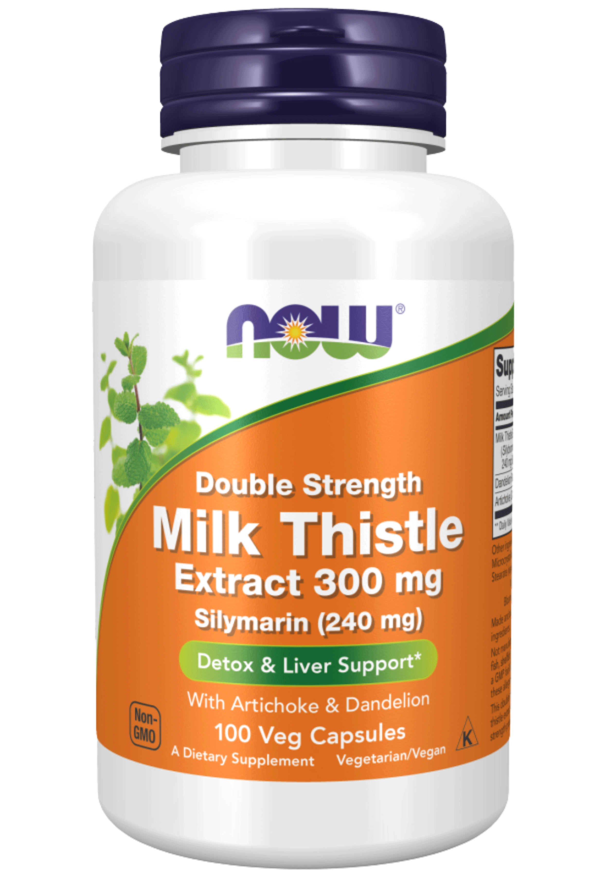 NOW Double Strength Milk Thistle Extract 300mg (Formerly Silymarin 2X)