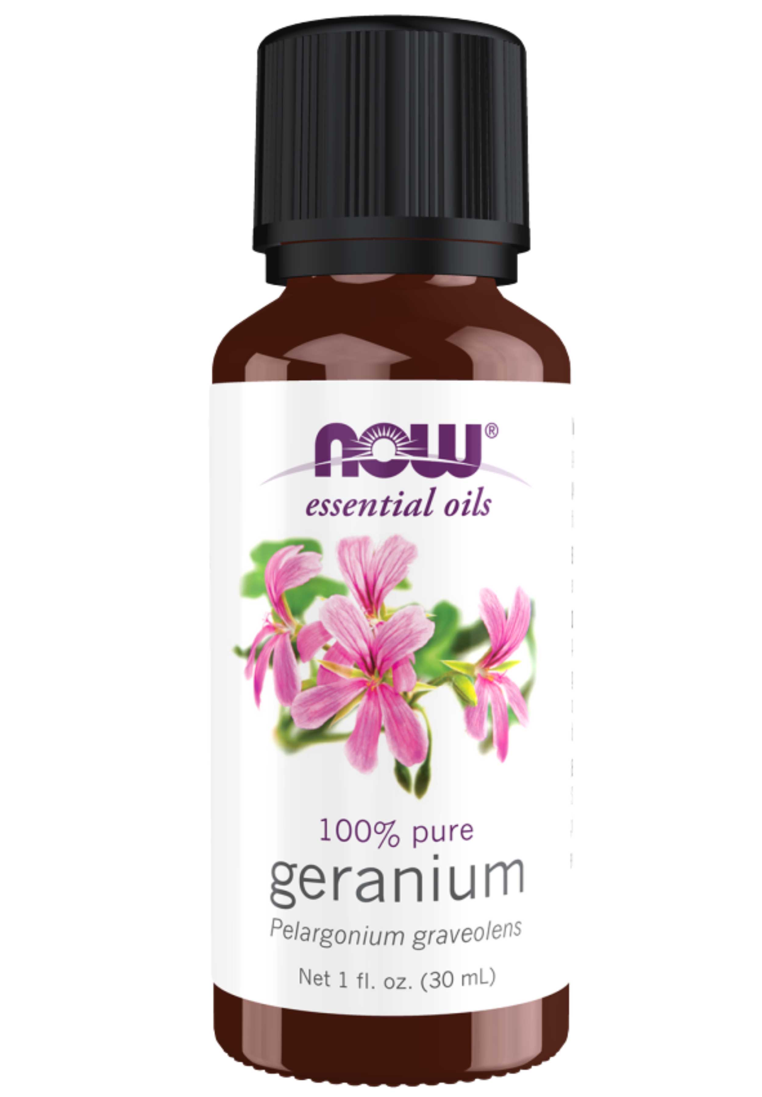 NOW Essential Oils 100% Pure Geranium Oil