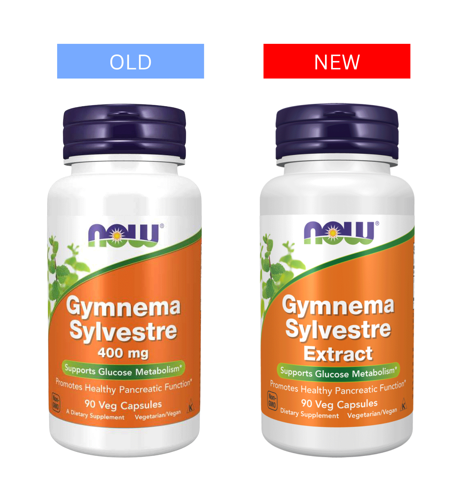 NOW Gymnema Sylvestre Extract 400 mg New Look