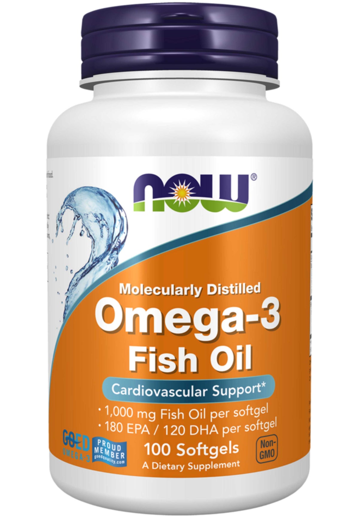 NOW Omega-3 Fish Oil Softgels