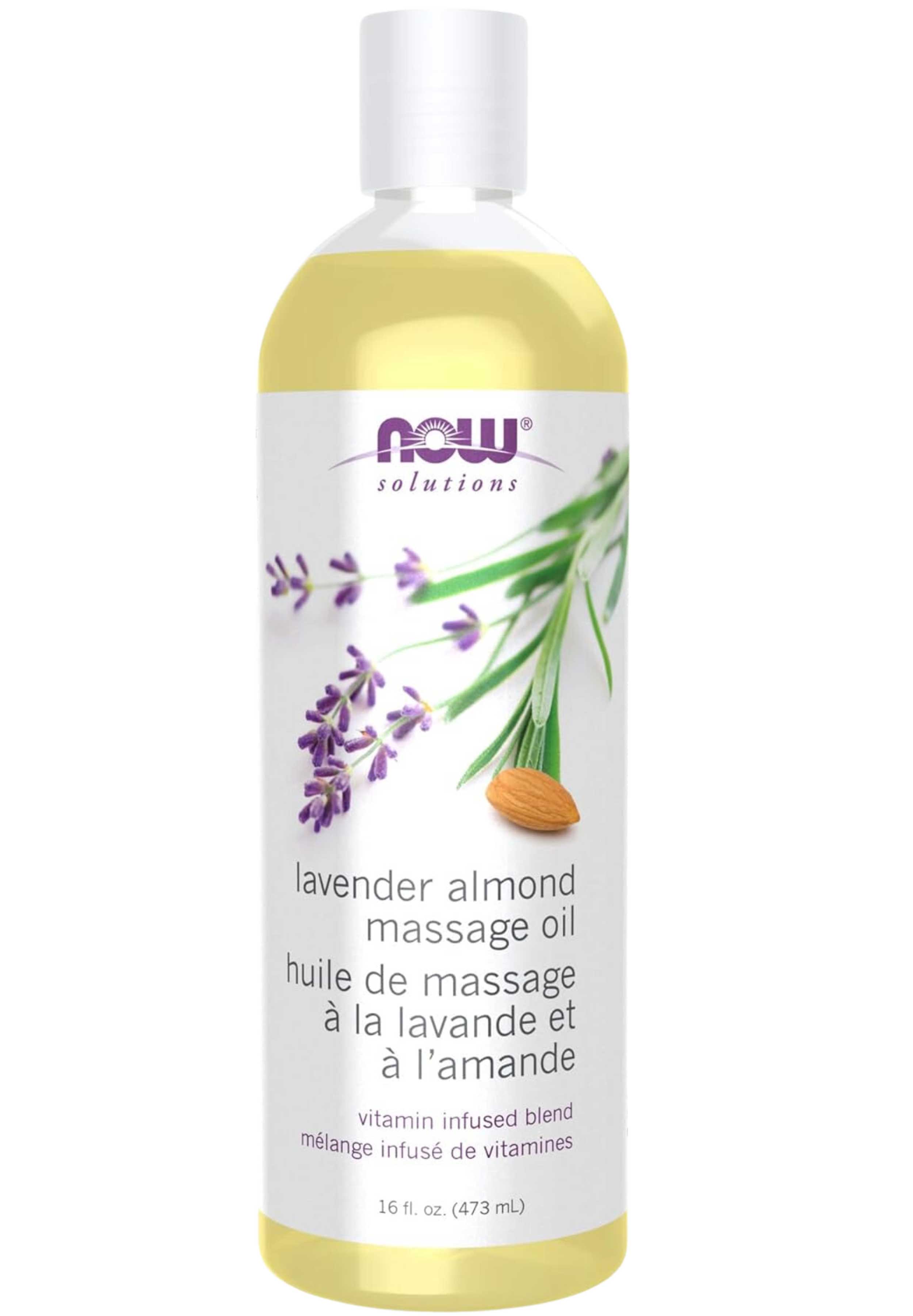 NOW Solutions Lavender Almond Massage Oil