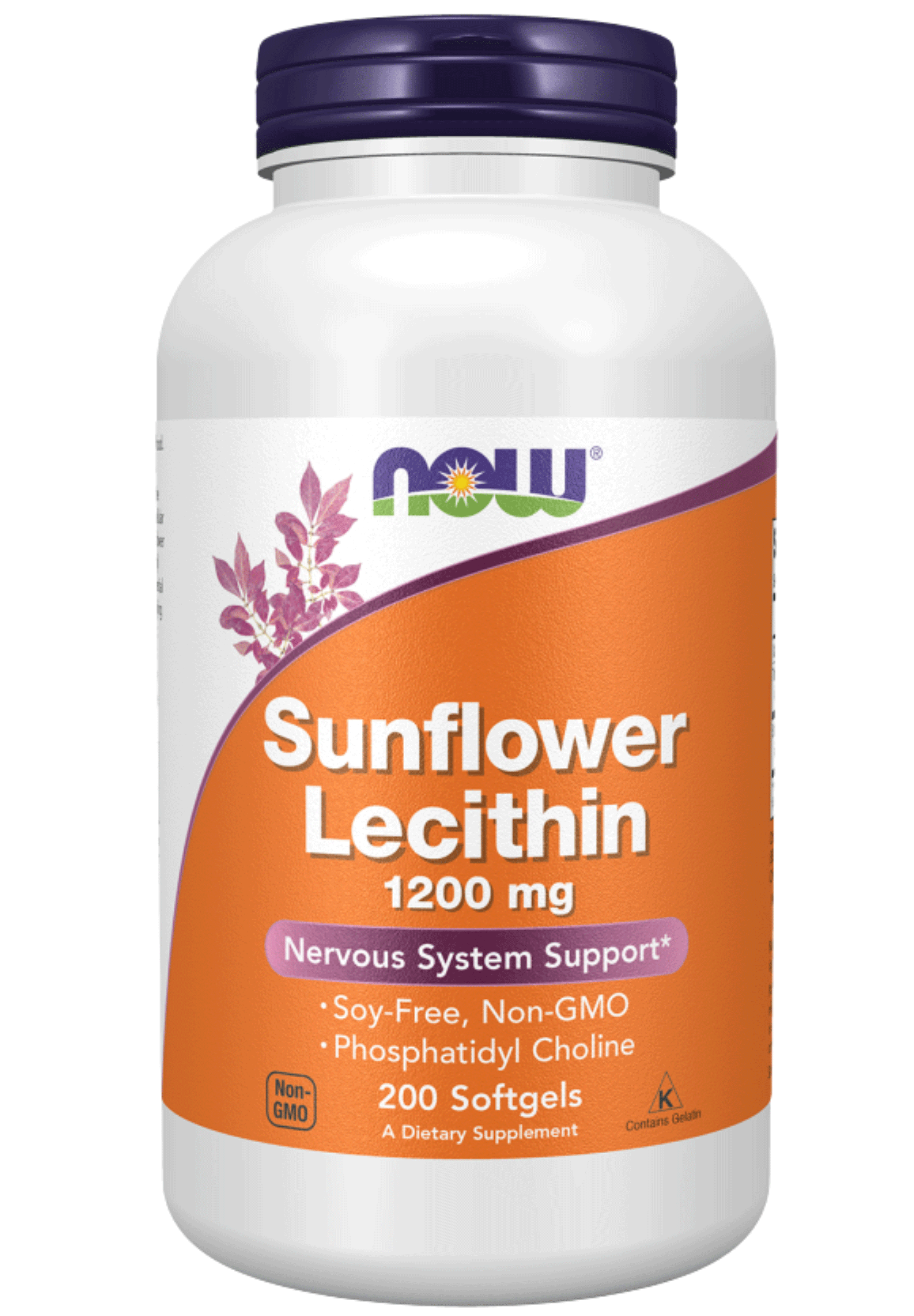 NOW Sunflower Lecithin 1200 mg