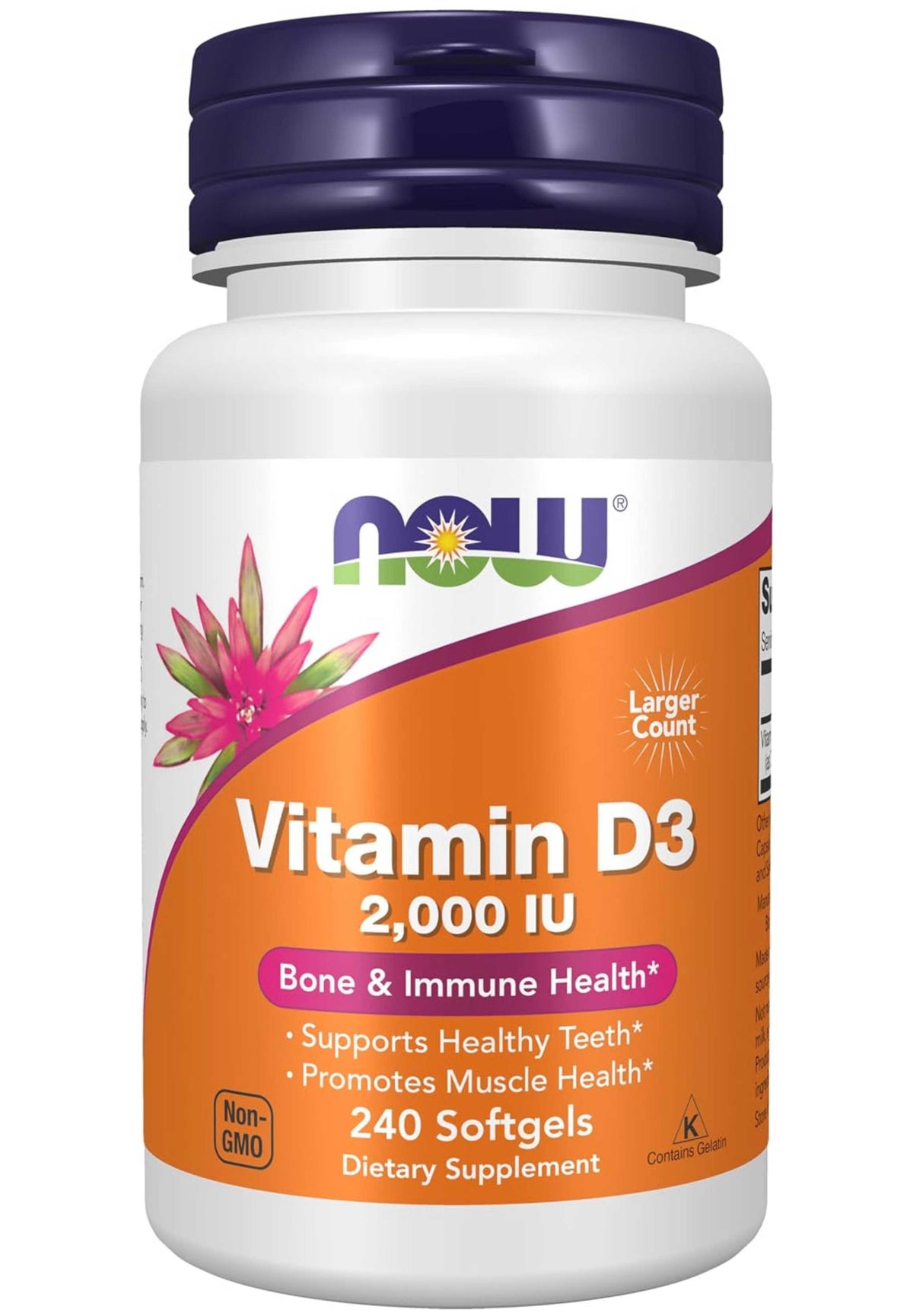 NOW Vitamin D3 2000 IU