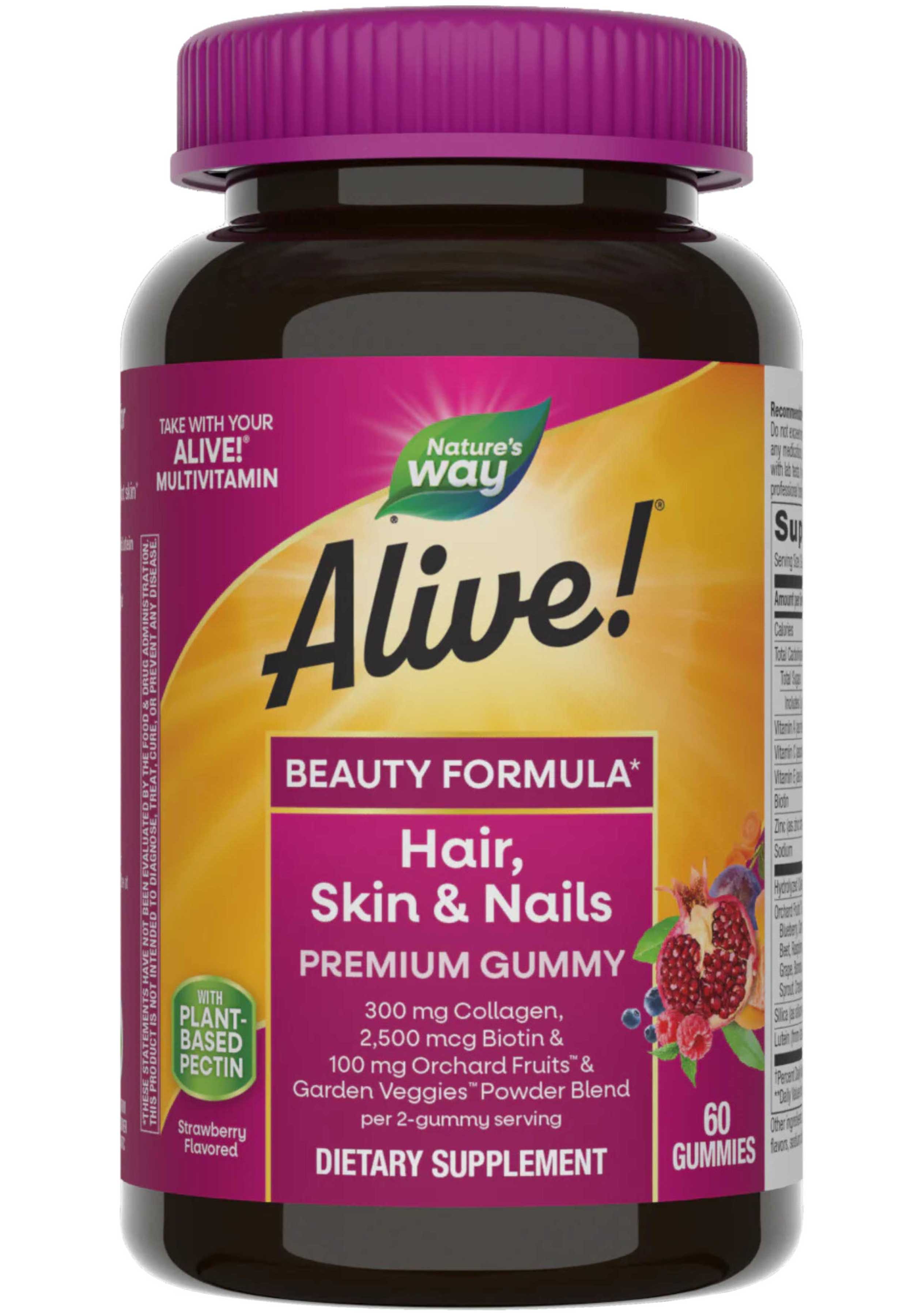 Nature's Way Alive Hair, Skin & Nails Premium Gummies