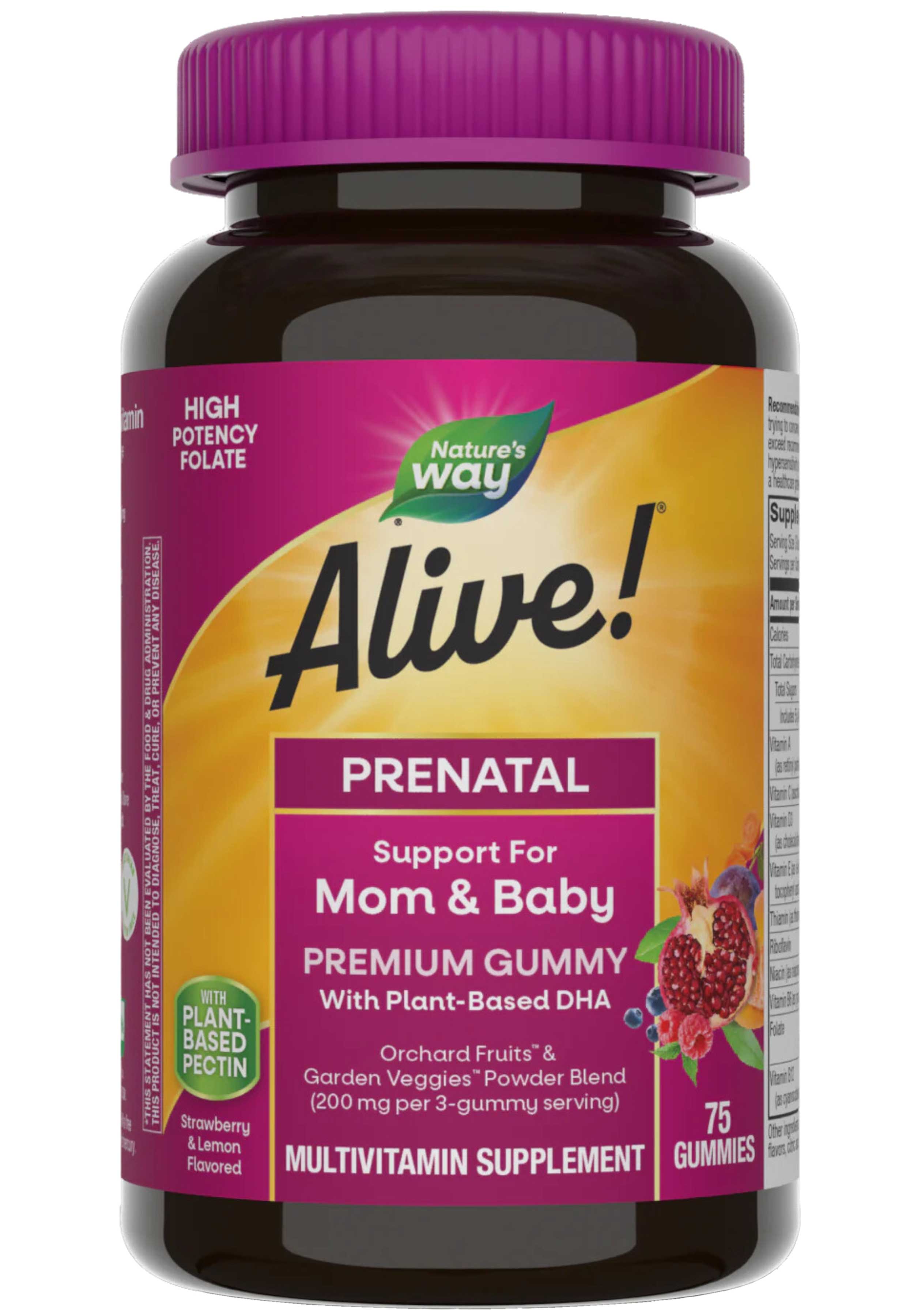 Nature's Way Alive! Premium Prenatal Gummies