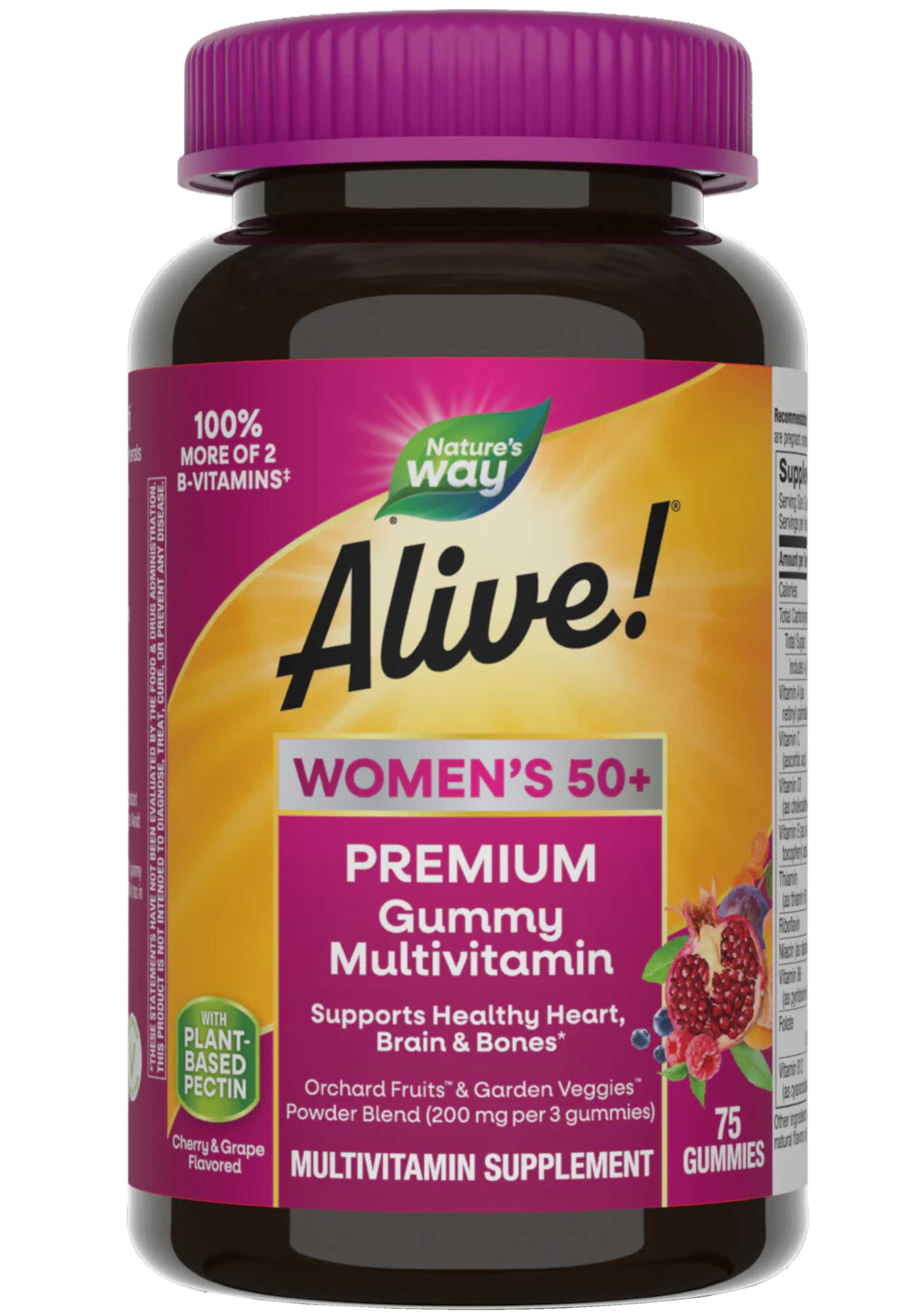 Nature's Way Alive! Women's 50+ Premium Gummy Multivitamin