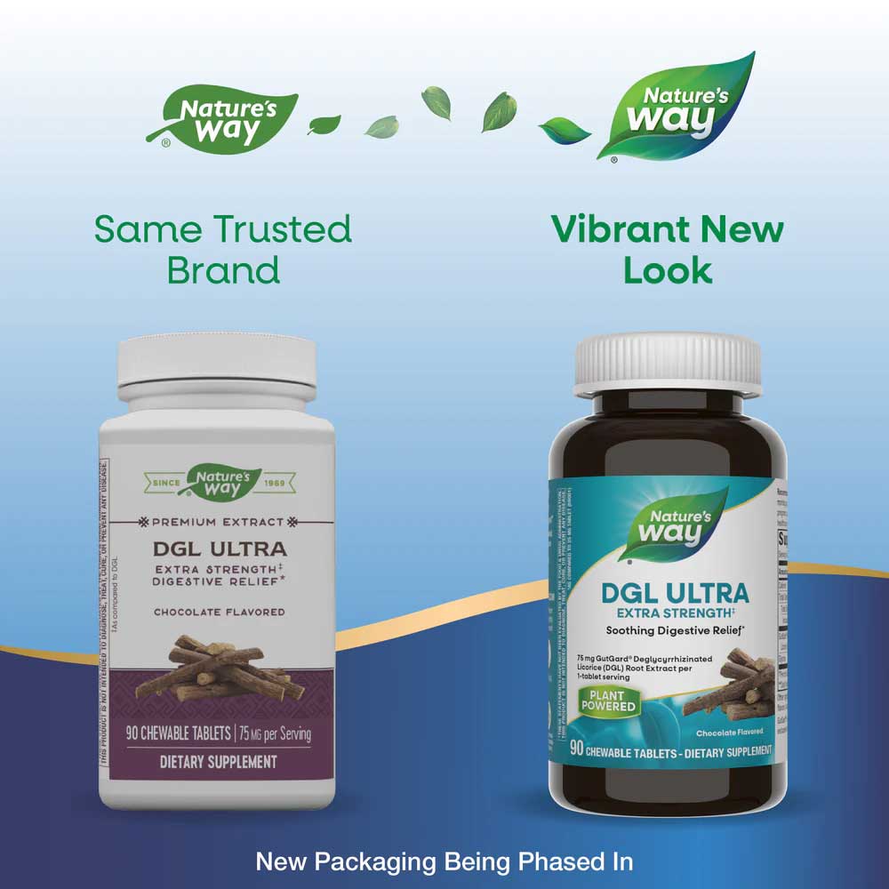 Nature's Way DGL Ultra (Chocolate Flavored) New Look