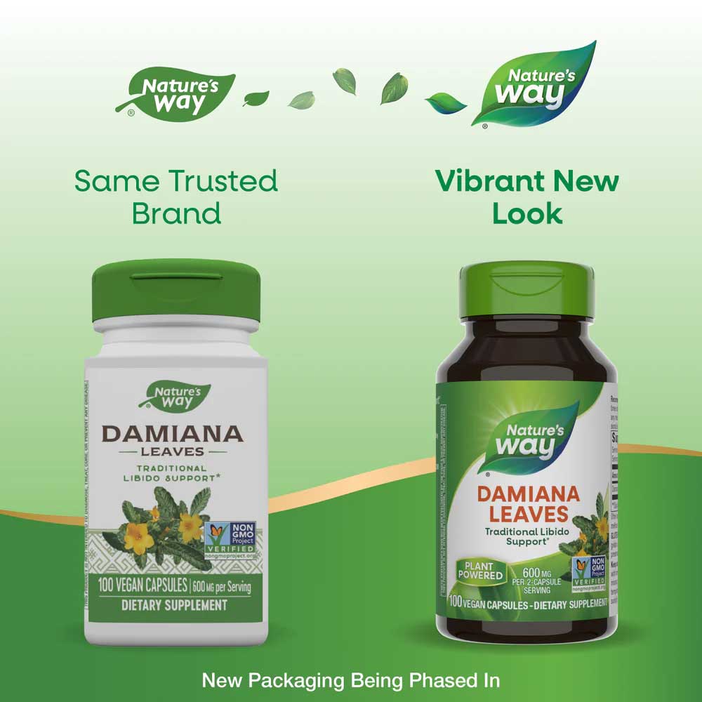 Nature's Way Damiana Leaves New Look