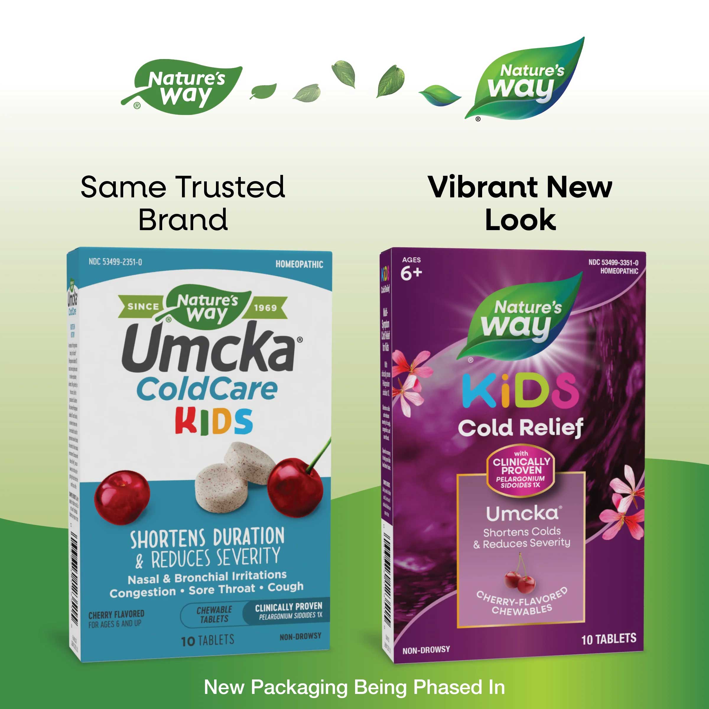 Nature's Way Umcka Kids Cold Relief Chewables (Formerly ColdCare Kids) New Look