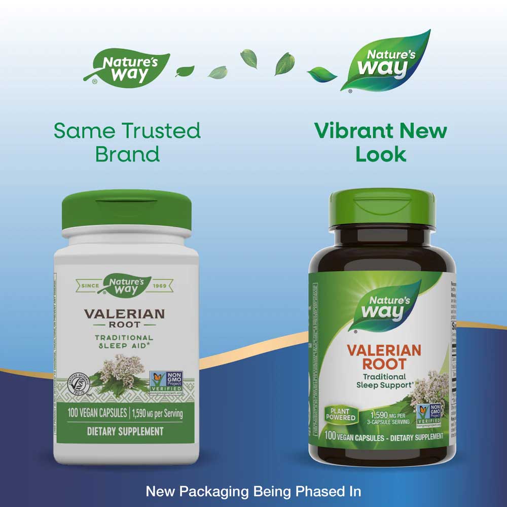 Nature's Way Valerian Root New Look