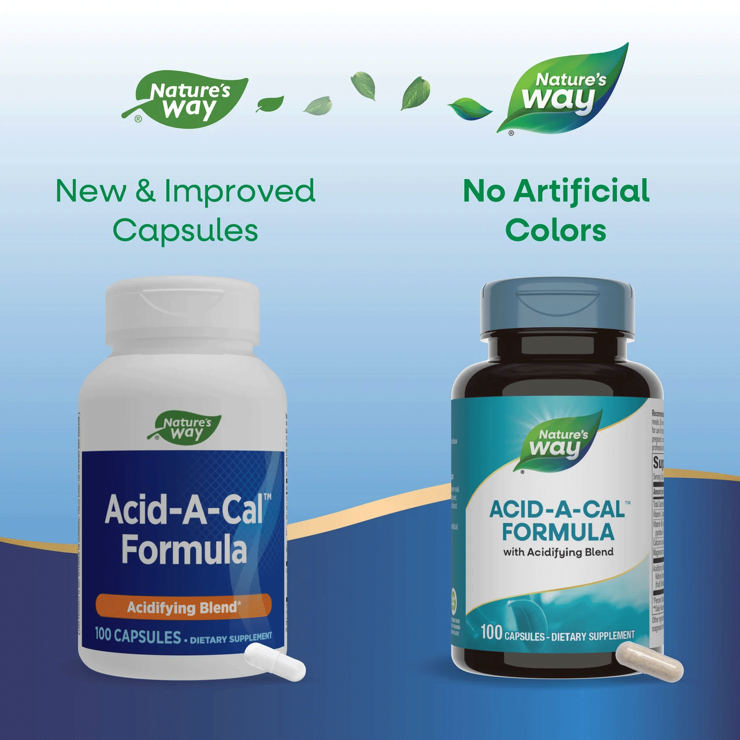 Nature's Way Acid-A-Cal (Formerly Enzymatic Therapy Acid-A-Cal) New Look