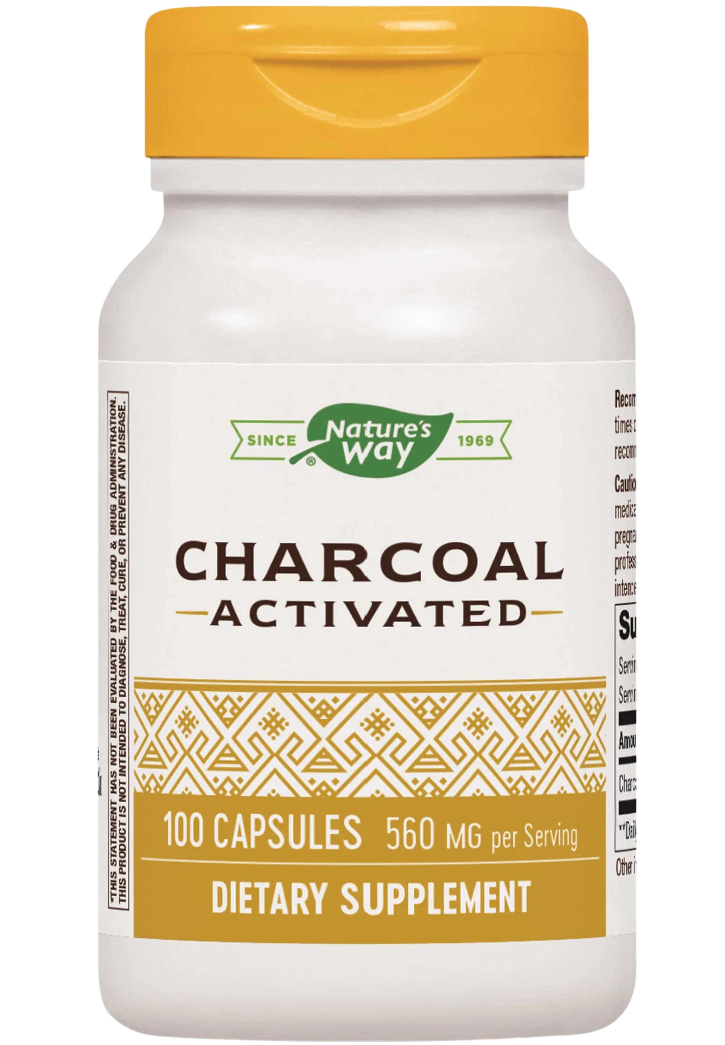 Nature's Way Activated Charcoal 560 mg