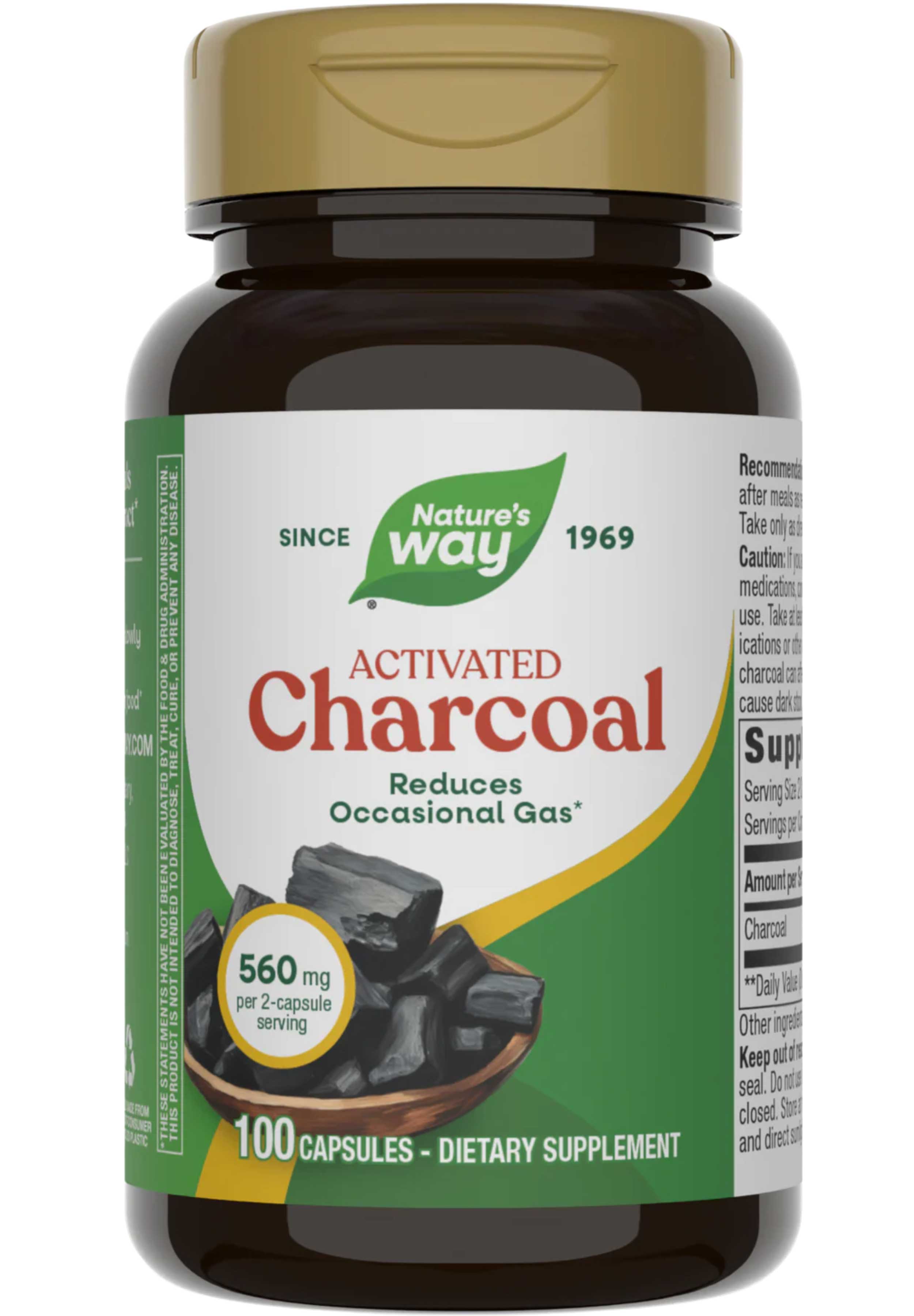 Nature's Way Activated Charcoal (Teal)
