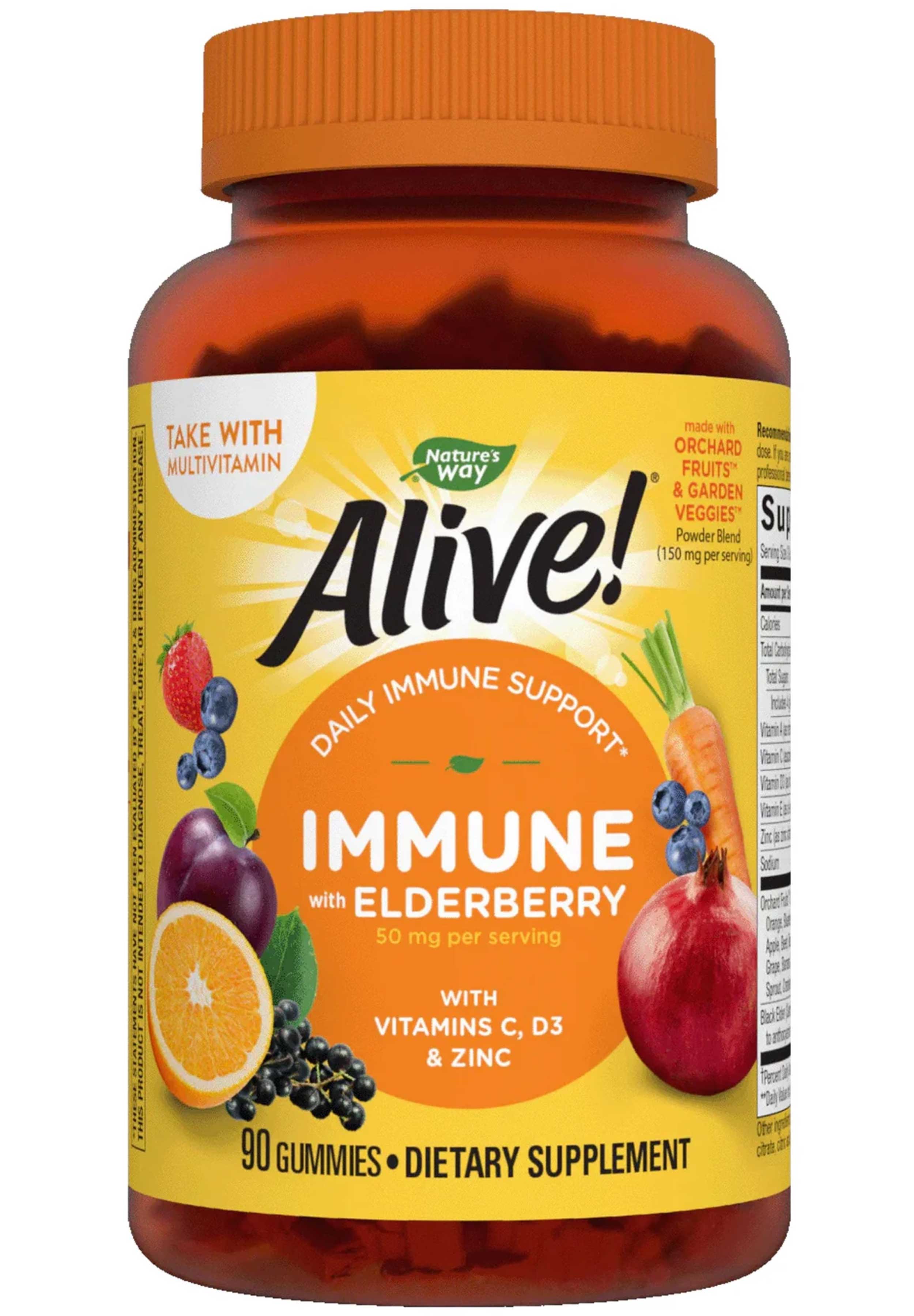 Nature's Way Alive! Immune with Elderberry Gummies