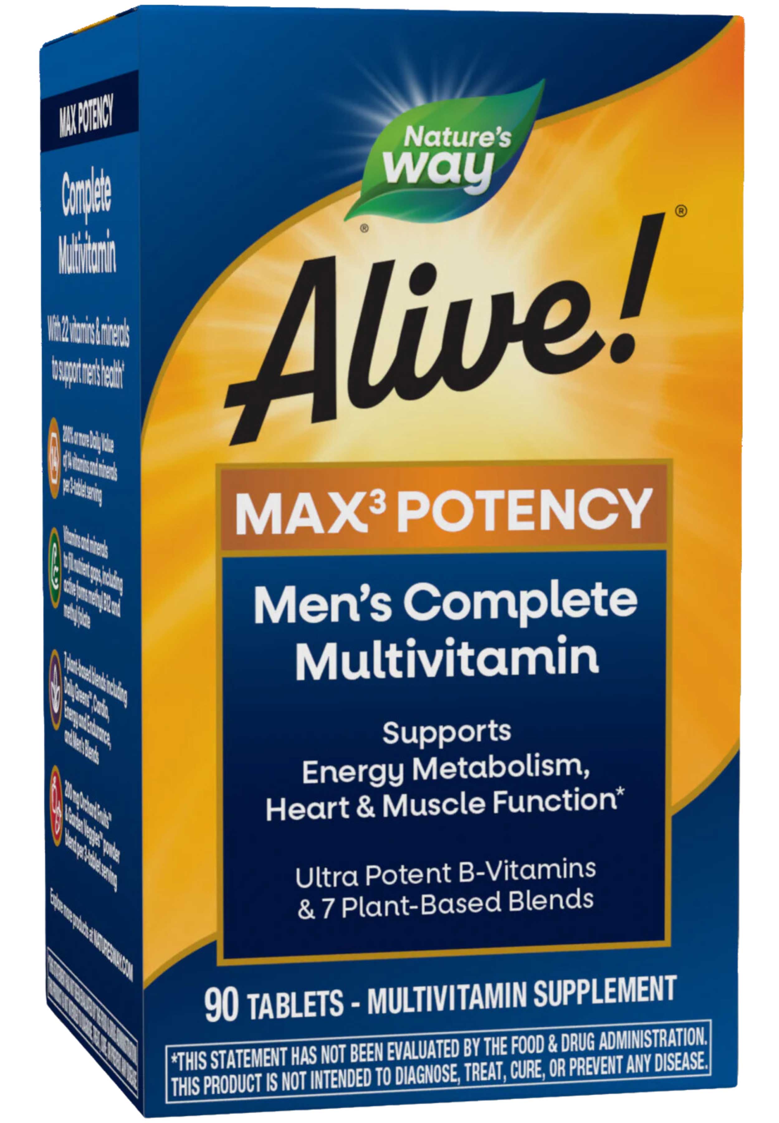 Nature's Way Alive! Max3 Potency Men's Multivitamin
