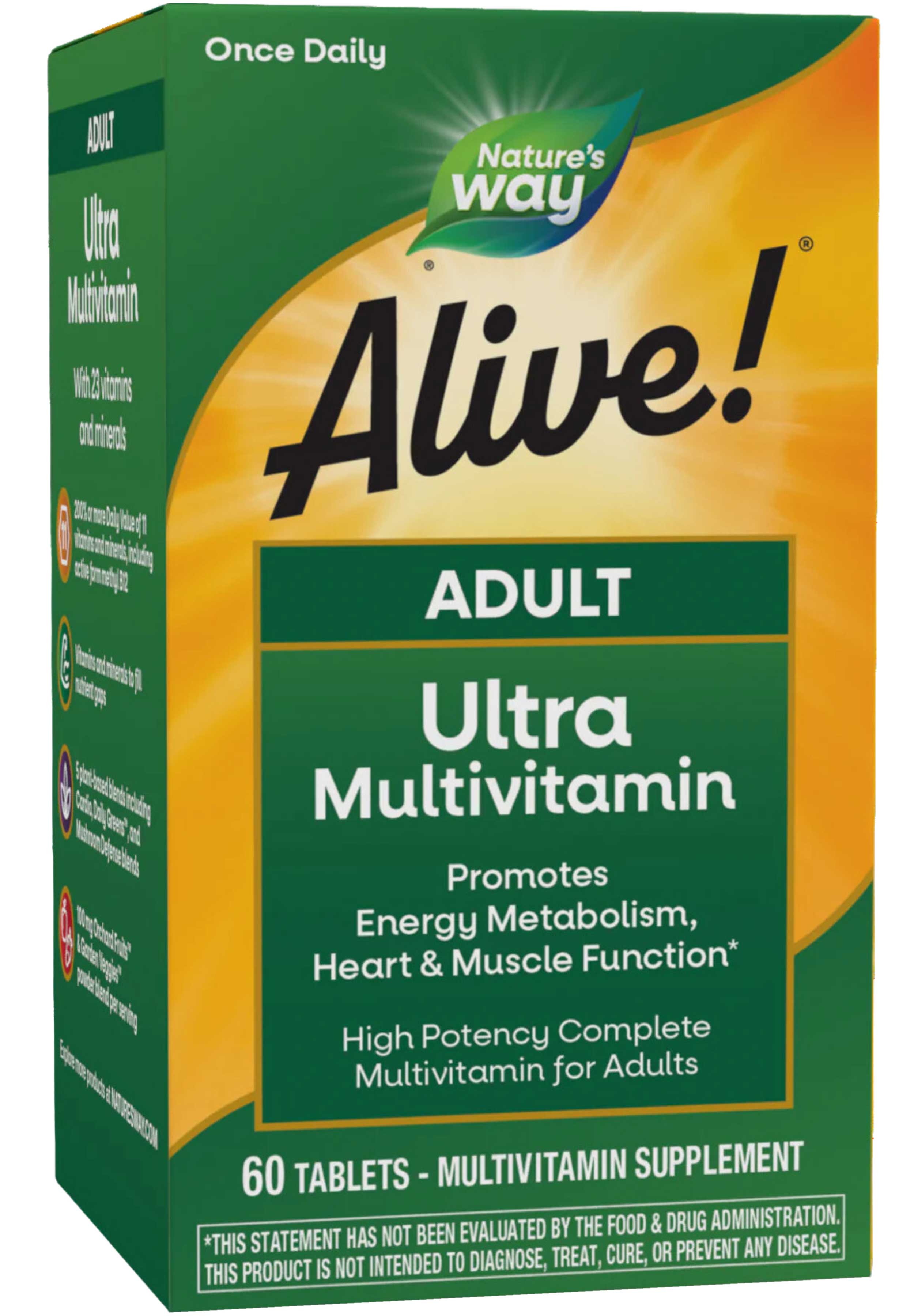 Nature's Way Alive! Once Daily Adult Ultra Multivitamin