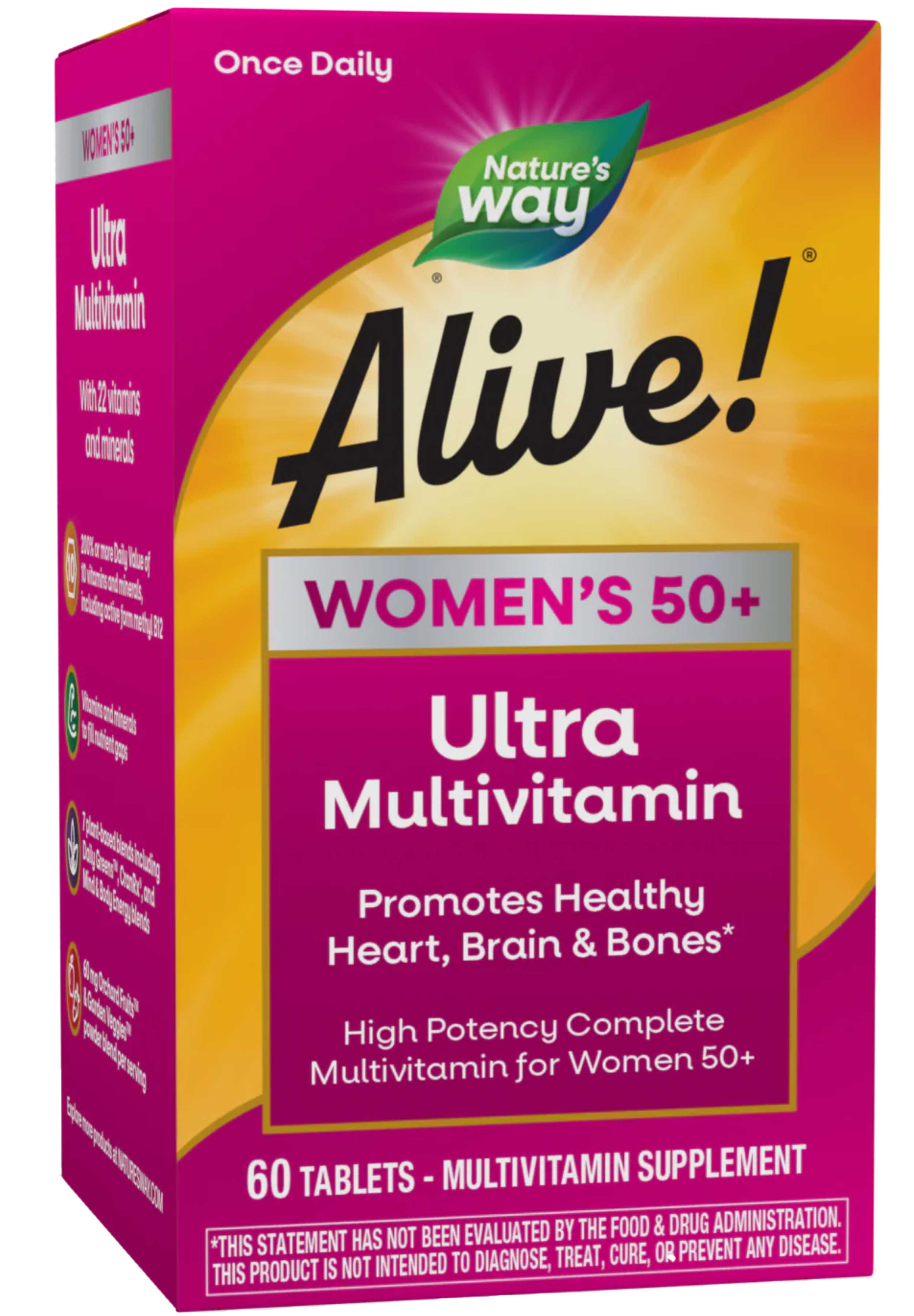 Nature's Way Alive! Women's 50+ Ultra Multivitamin (Formerly Ultra Potency Complete Multivitamin)